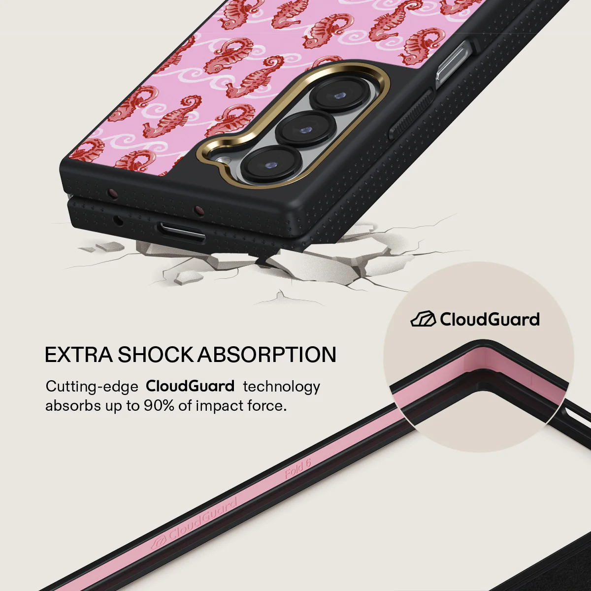 Coral Reef - Samsung Galaxy Z Fold 6 Case - Image 3