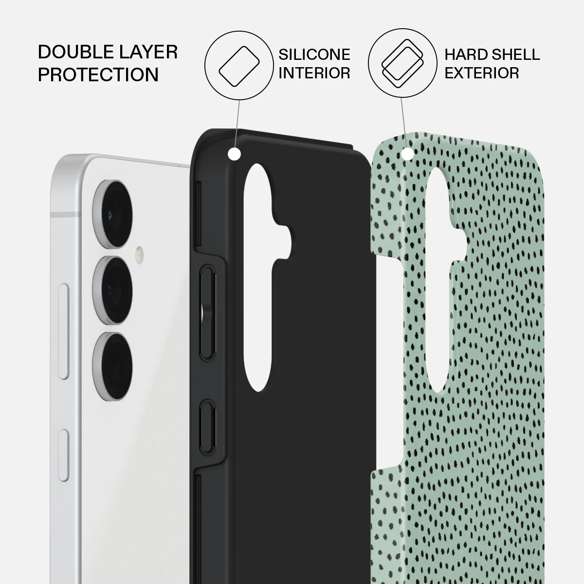 Mint Gelato - Dots Samsung Galaxy S25 FE Case - Image 2