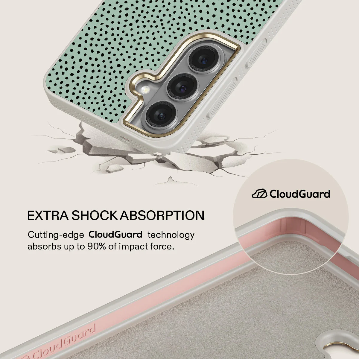 Mint Gelato - Dots Samsung Galaxy S26 Case - Image 28