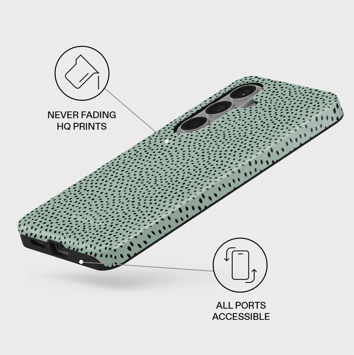 Mint Gelato - Dots Samsung Galaxy S26 Case - Image 3