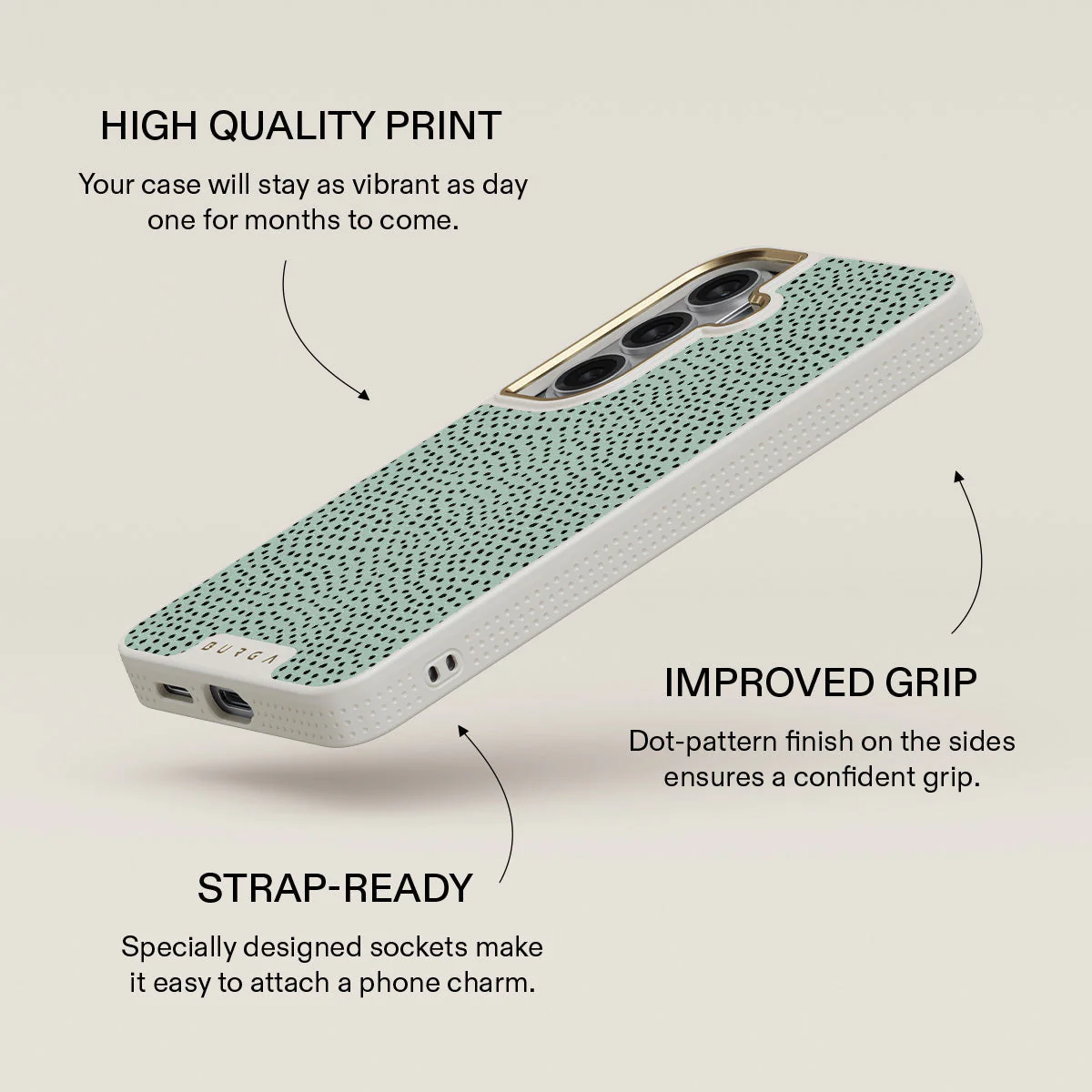 Mint Gelato - Dots Samsung Galaxy S26 Case - Image 30
