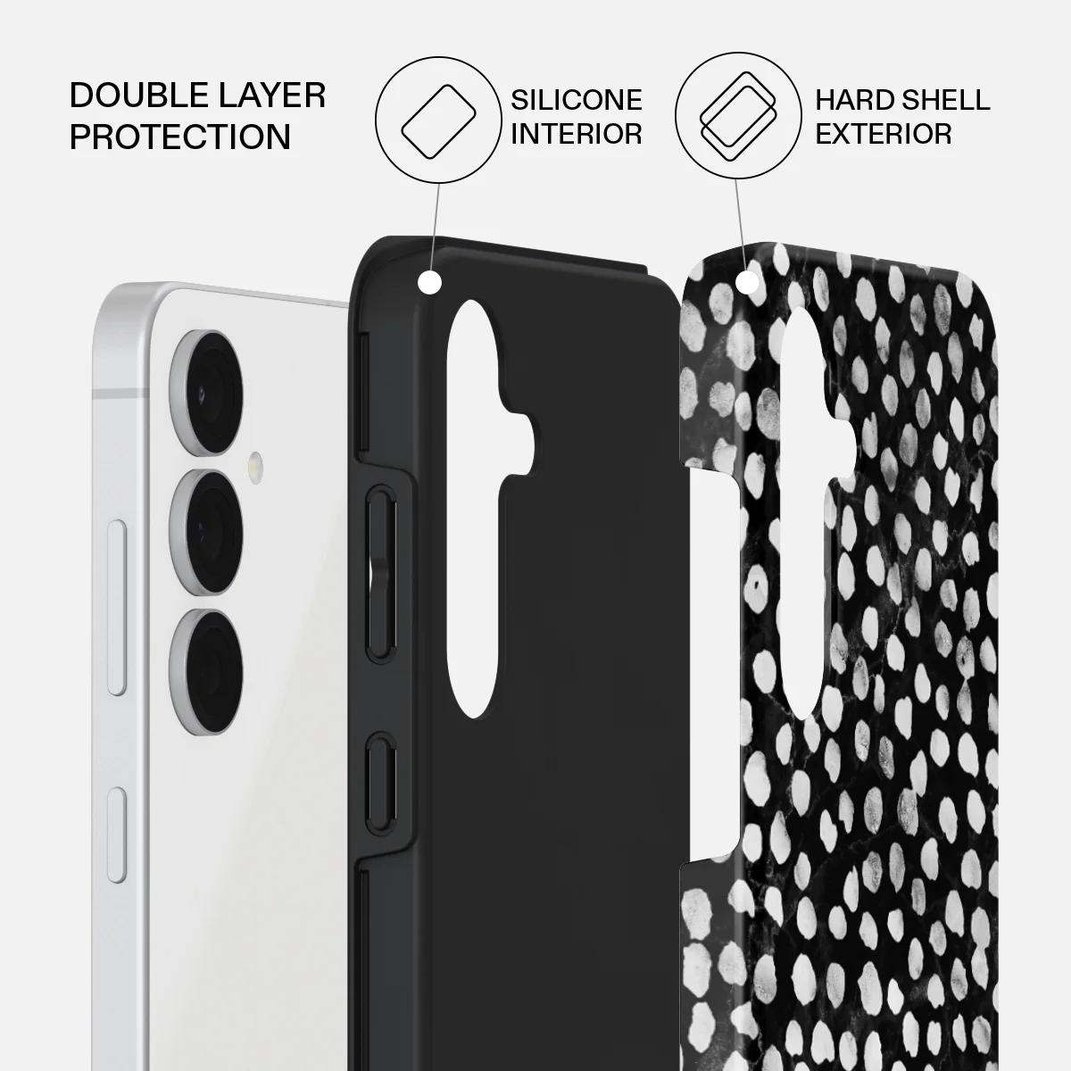 Night Sky - Dotted Samsung Galaxy S25 FE Case - Image 2