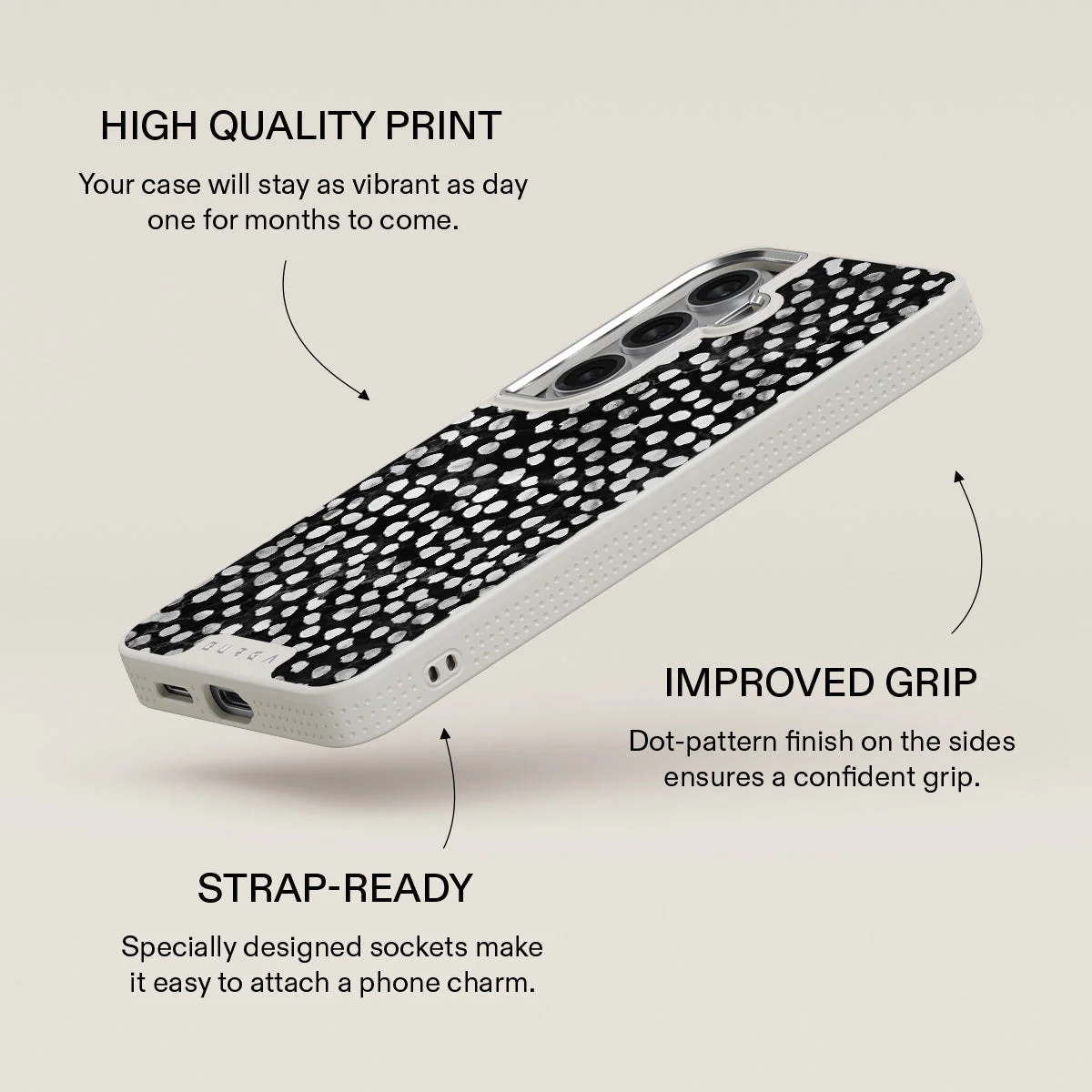 Night Sky - Dotted Samsung Galaxy S26 Plus Case - Image 37