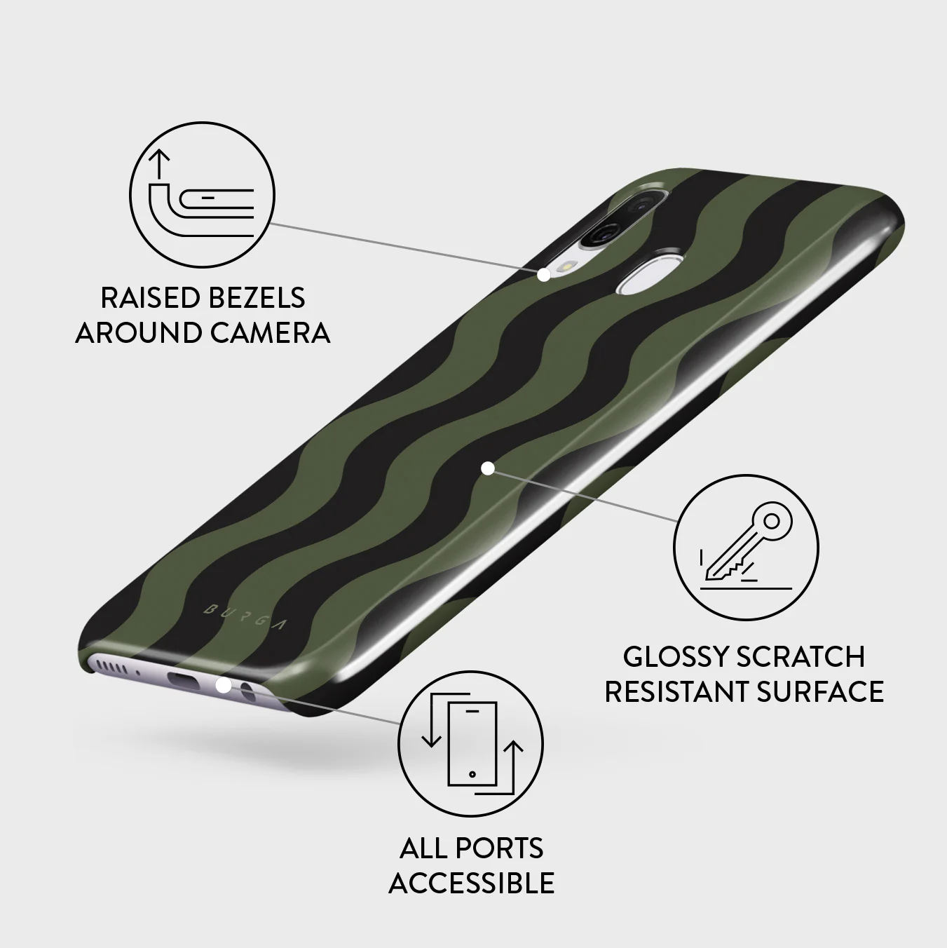 Double Take - Samsung Galaxy A40 Case - Image 3