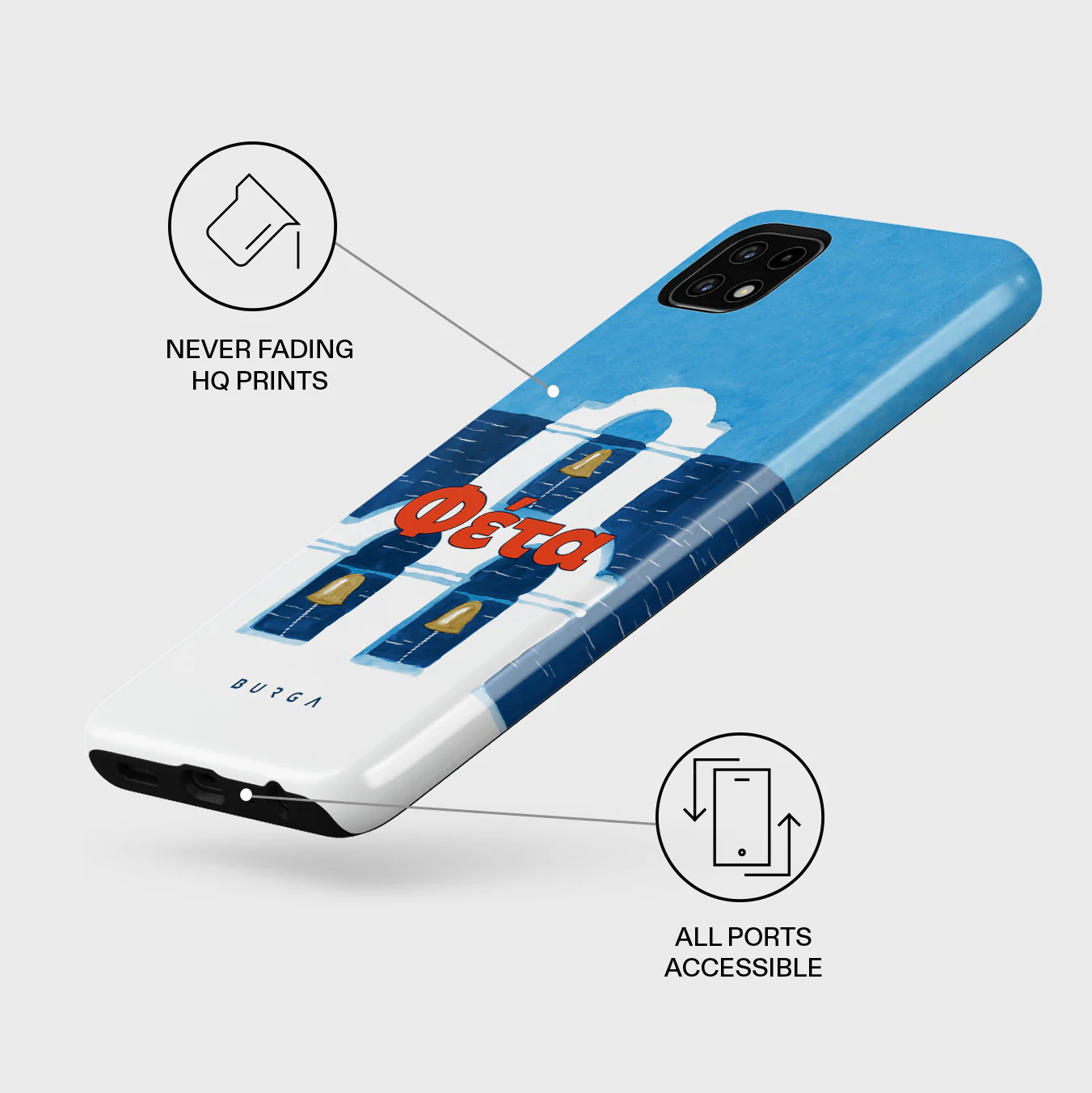 Feta - Samsung Galaxy A22 5G Case - Image 3