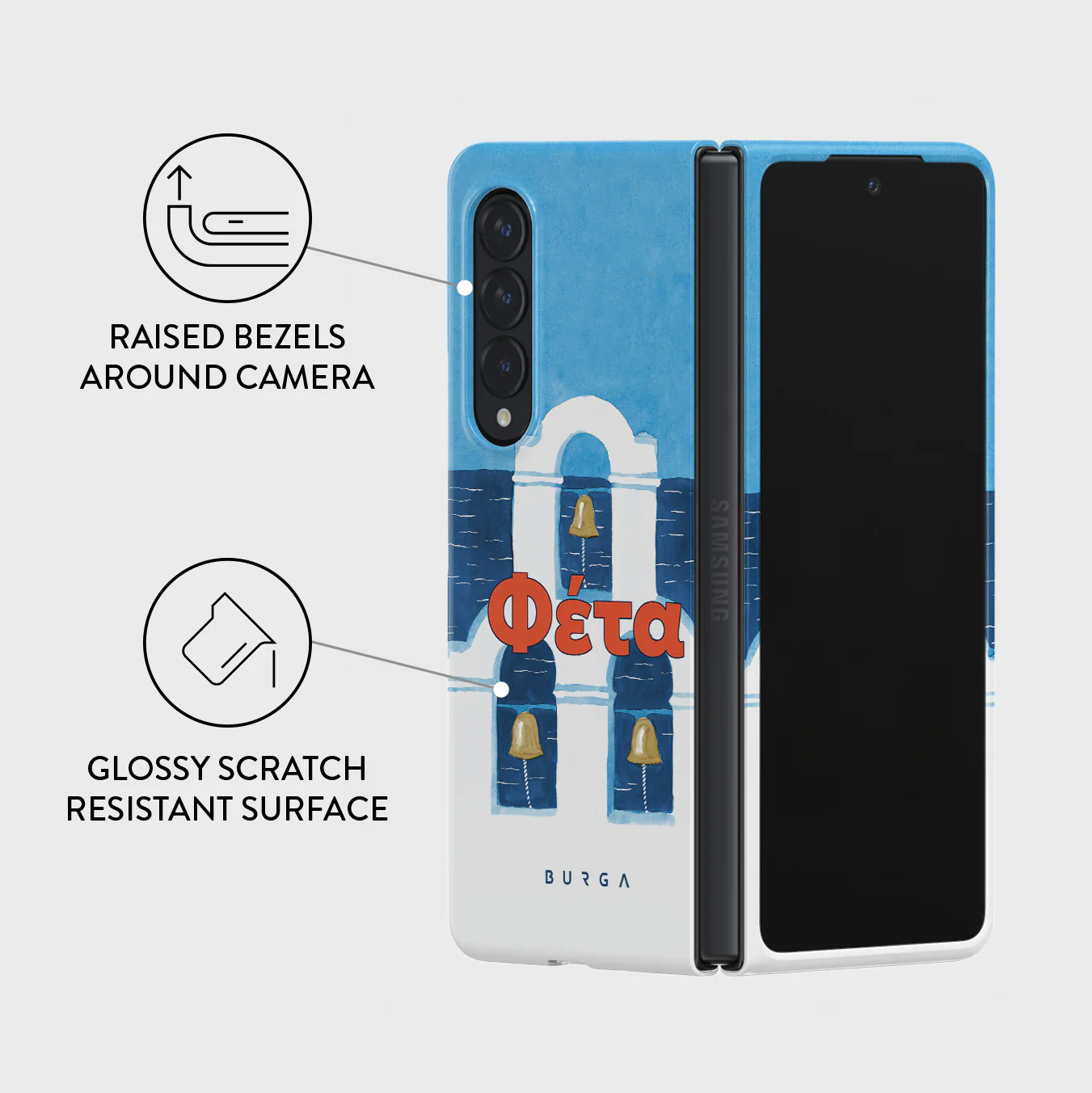 Feta - Samsung Galaxy Z Fold 3 Case - Image 3