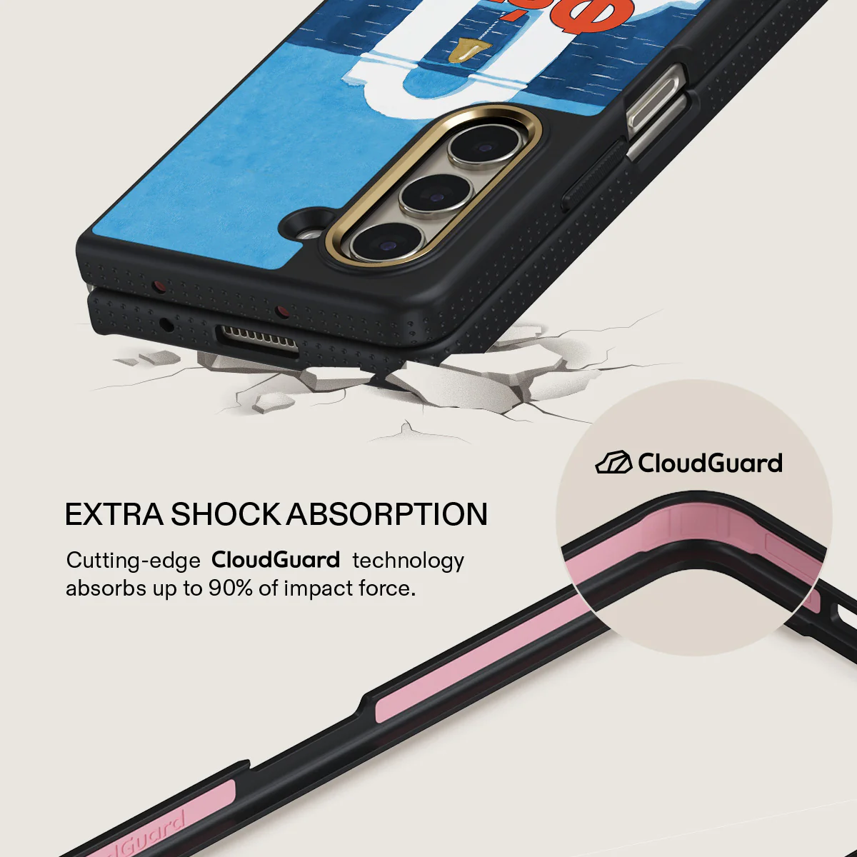 Feta - Samsung Galaxy Z Fold 5 Case - Image 3