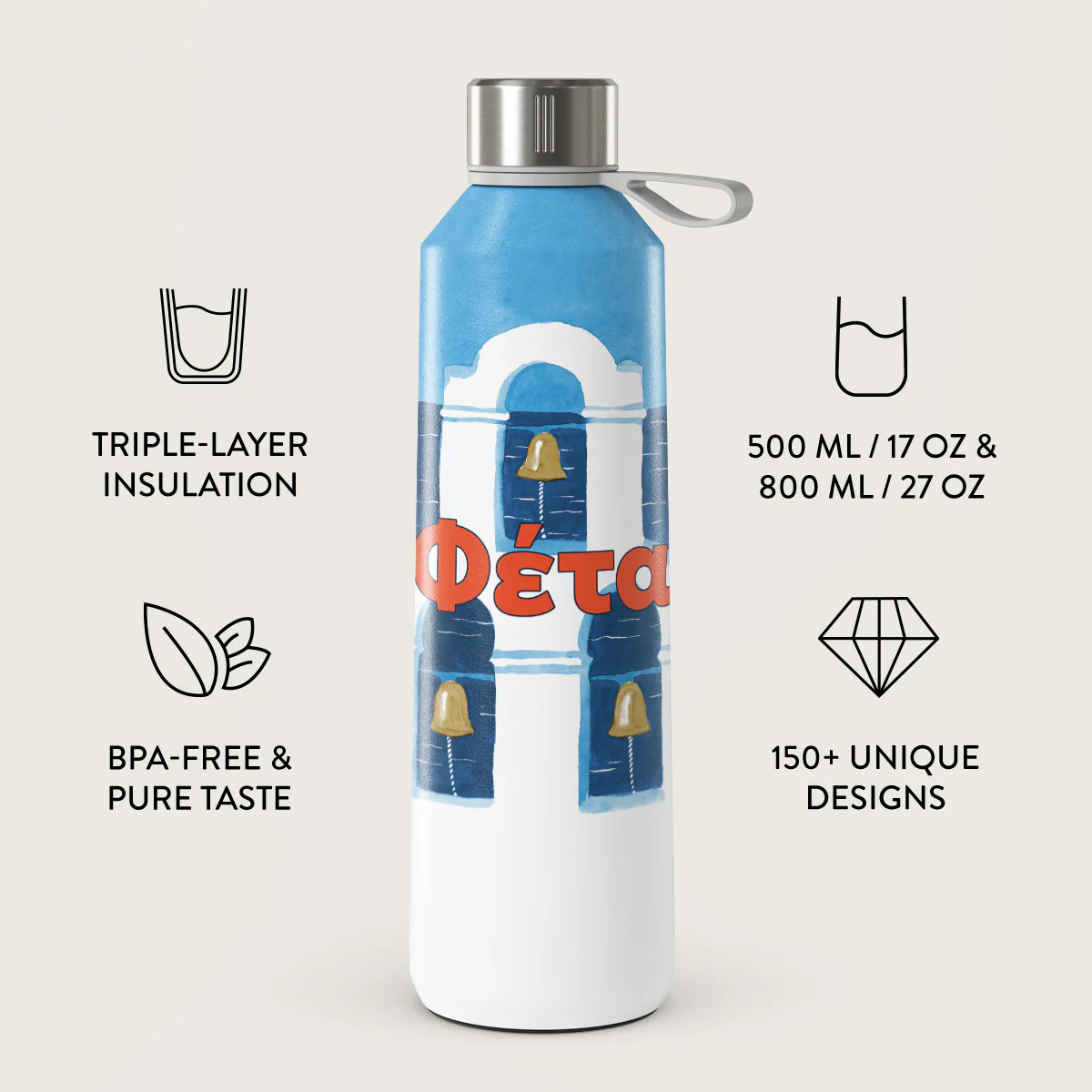 Feta - Water Bottle - Image 3