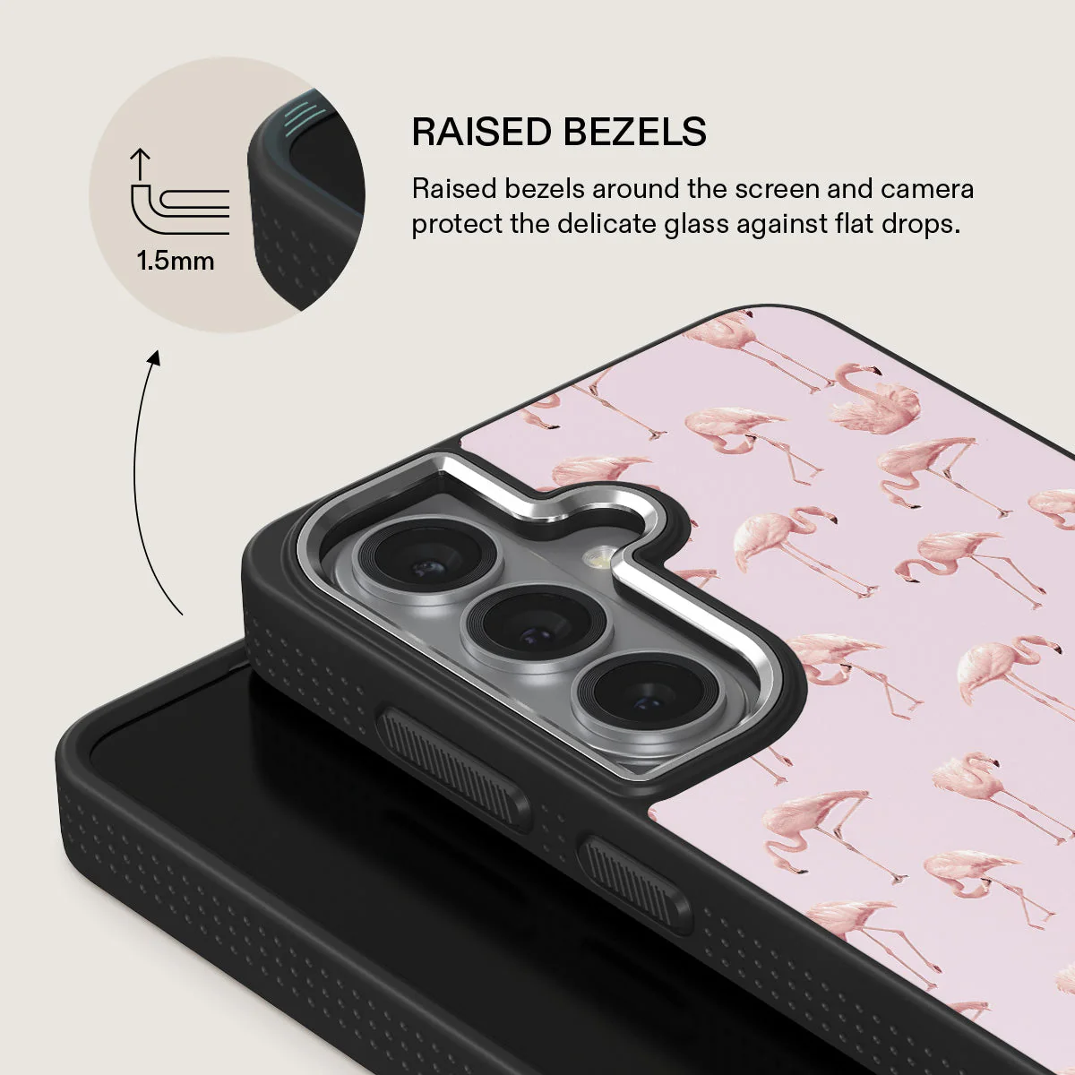 Nostalgic Pink - Flamingos Samsung Galaxy S26 Case - Image 22