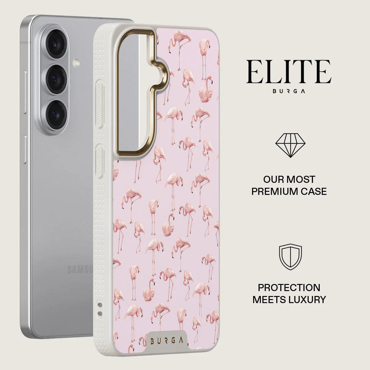Nostalgic Pink - Flamingos Samsung Galaxy S26 Case - Image 27