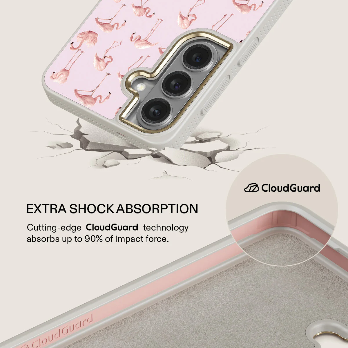 Nostalgic Pink - Flamingos Samsung Galaxy S26 Case - Image 28