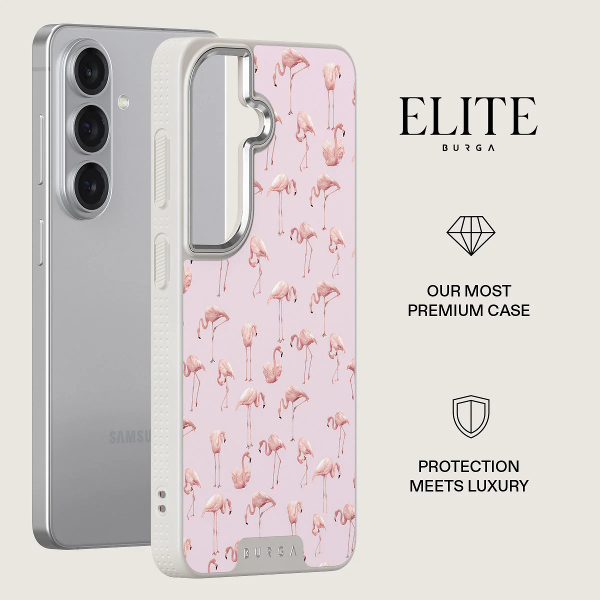 Nostalgic Pink - Flamingos Samsung Galaxy S26 Case - Image 34