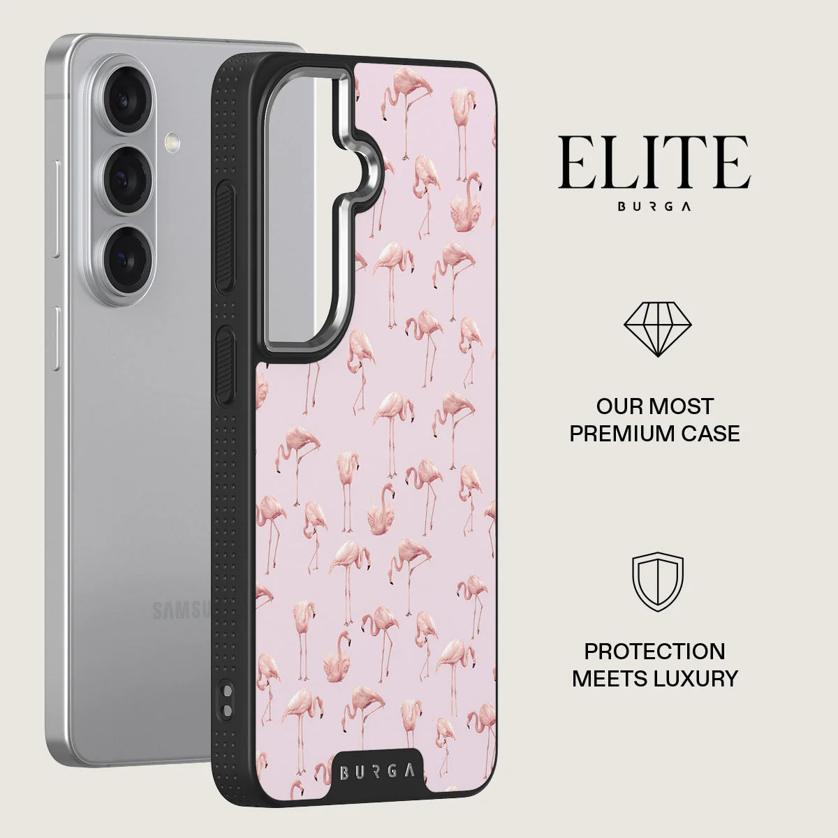 Nostalgic Pink - Flamingos Samsung Galaxy S26 Plus Case - Image 20
