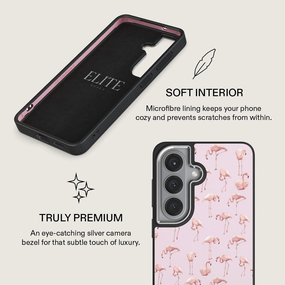 Nostalgic Pink - Flamingos Samsung Galaxy S26 Plus Case - Image 24