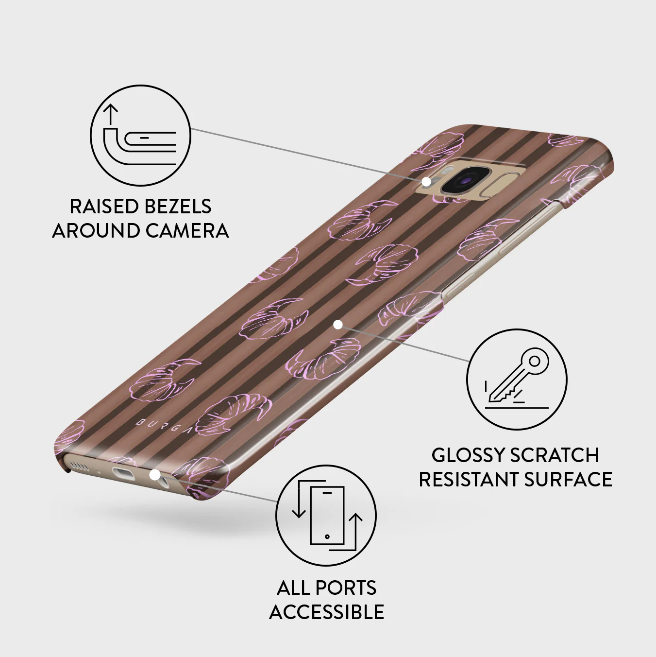 Girl Dinner - Samsung Galaxy S8 Case - Image 3