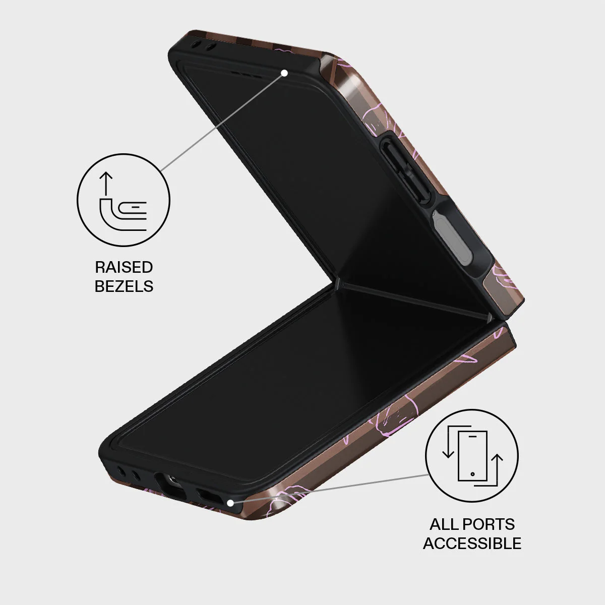 Girl Dinner - Samsung Galaxy Z Flip 7 Case - Image 3