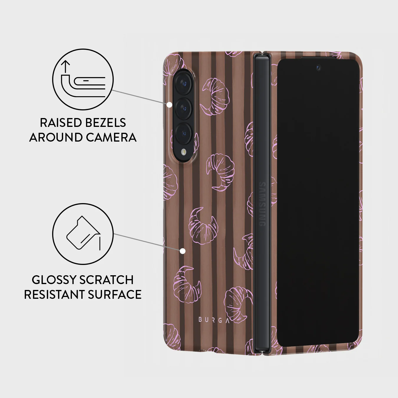 Girl Dinner - Samsung Galaxy Z Fold 3 Case - Image 3