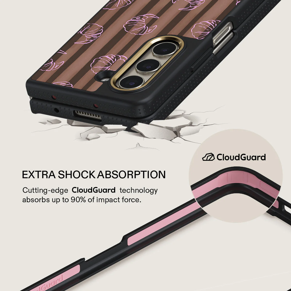 Girl Dinner - Samsung Galaxy Z Fold 5 Case - Image 3