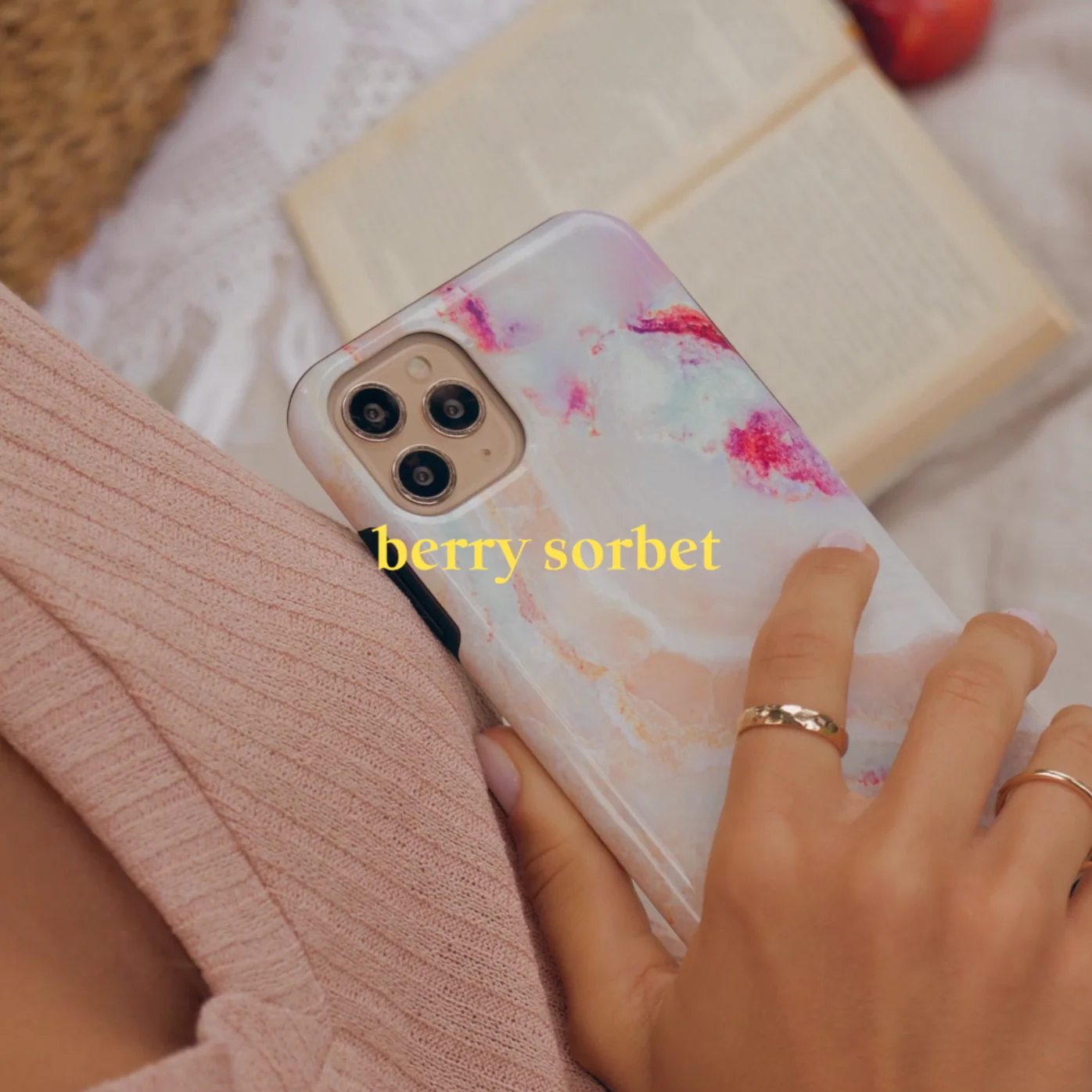 Berry Sorbet - Girly iPhone 17e Case - Image 5