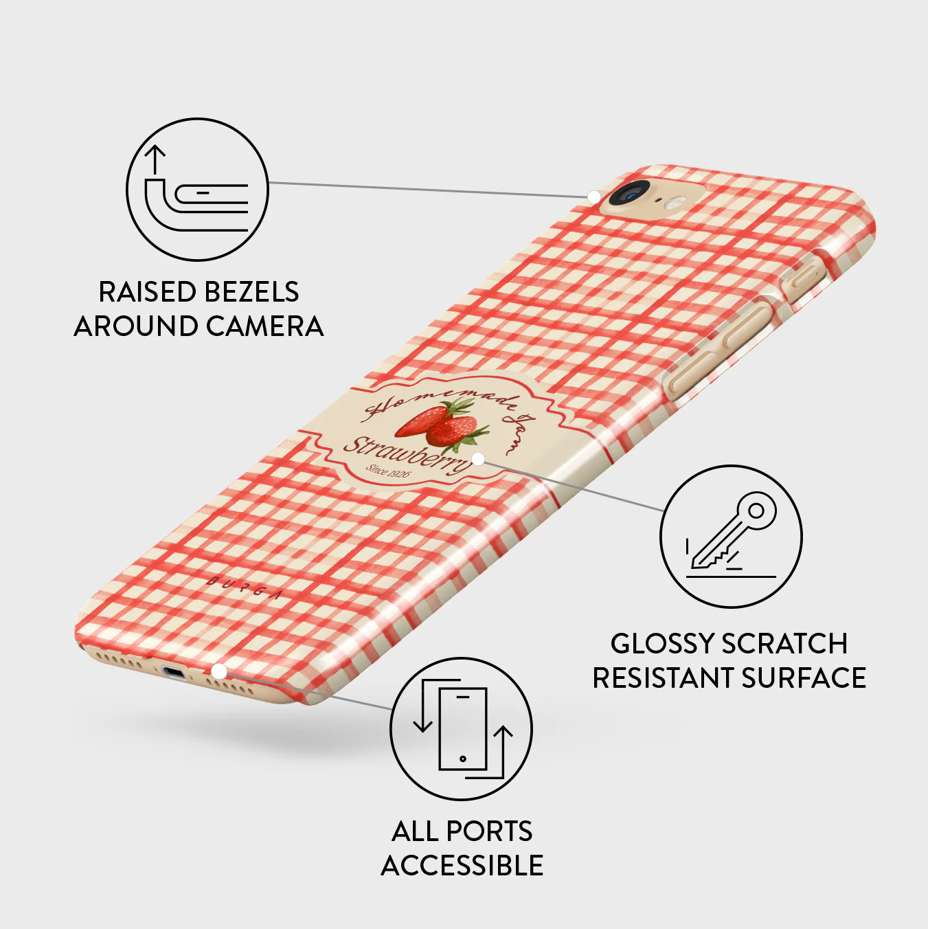 Grandma's Jam - iPhone SE (2022) Case - Image 3