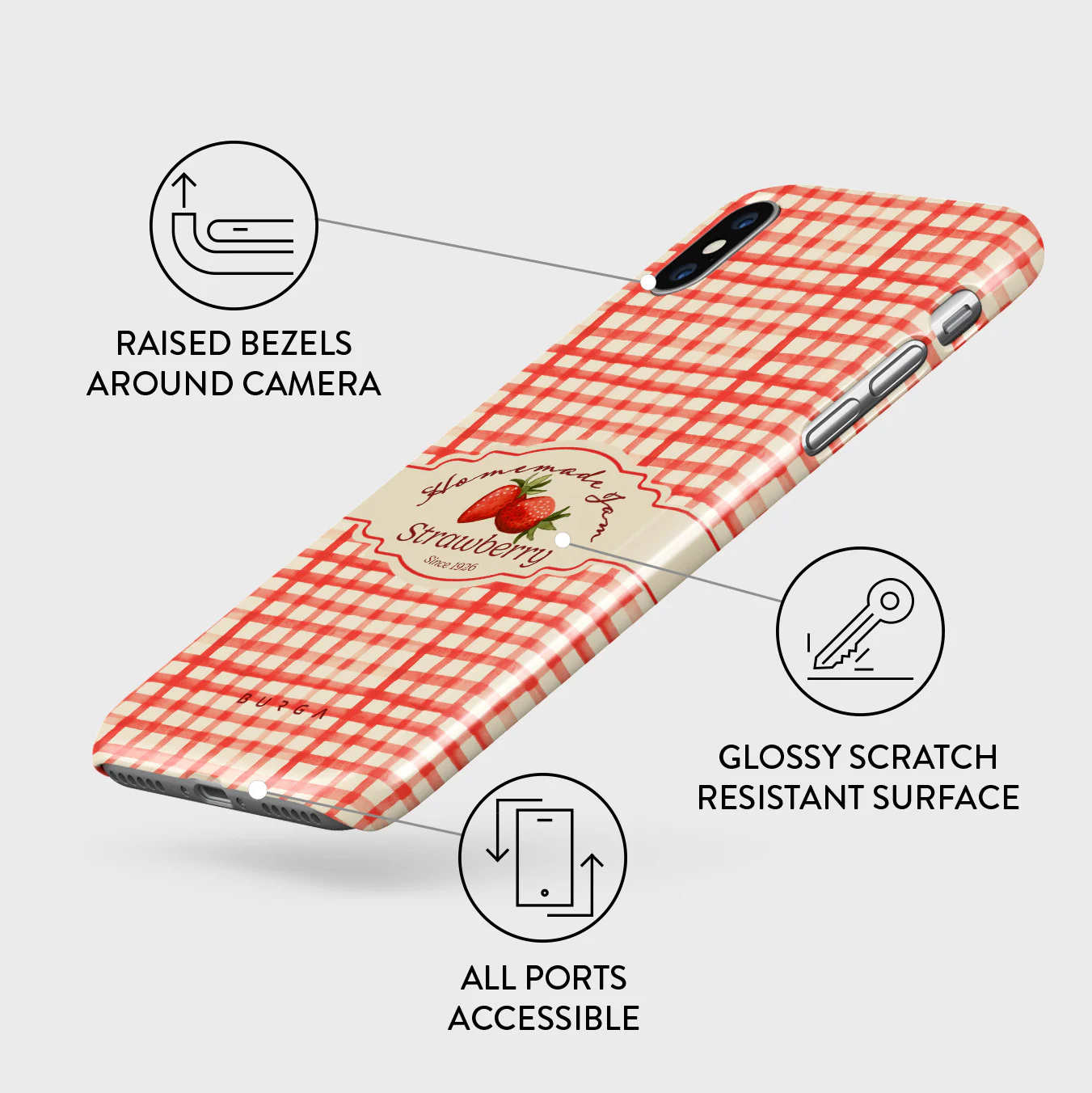 Grandma's Jam - iPhone XS Max Case - Image 3