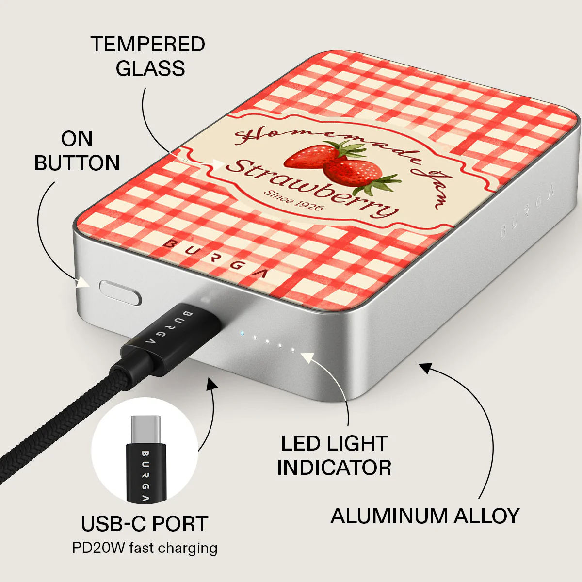 Grandma's Jam - Magnetic Power Bank - Image 45