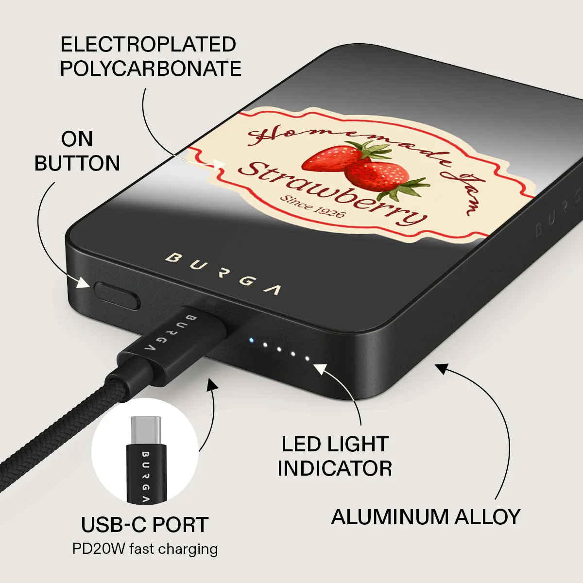 Grandma's Jam - Magnetic Power Bank - Image 65