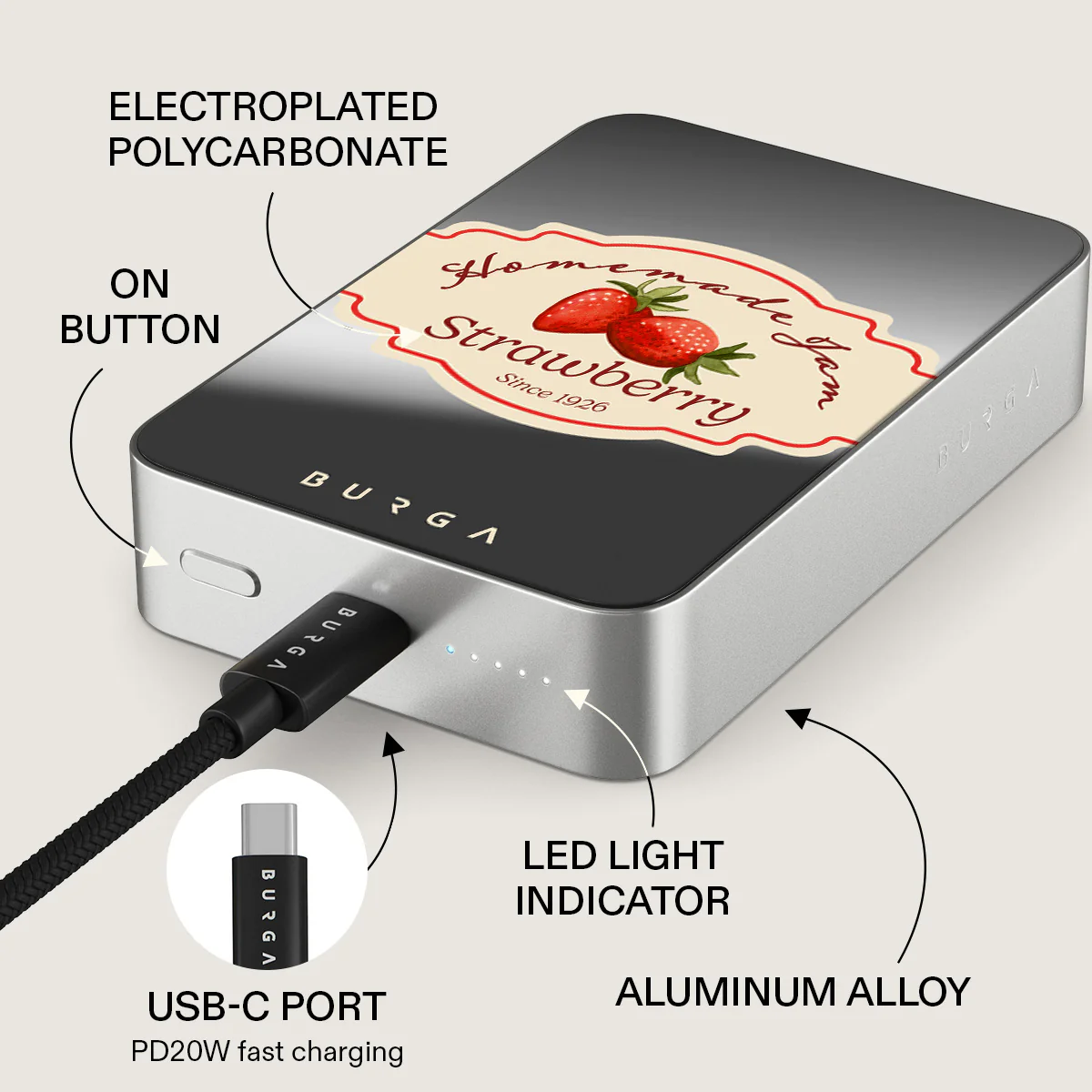 Grandma's Jam - Magnetic Power Bank - Image 90