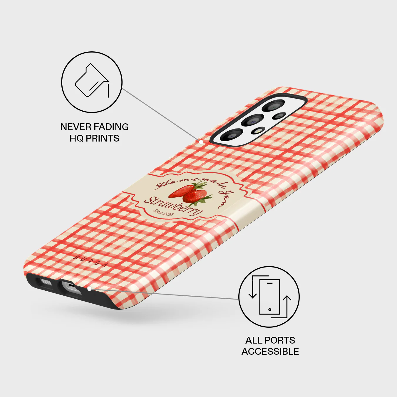 Grandma's Jam - Samsung Galaxy A73 Case - Image 3