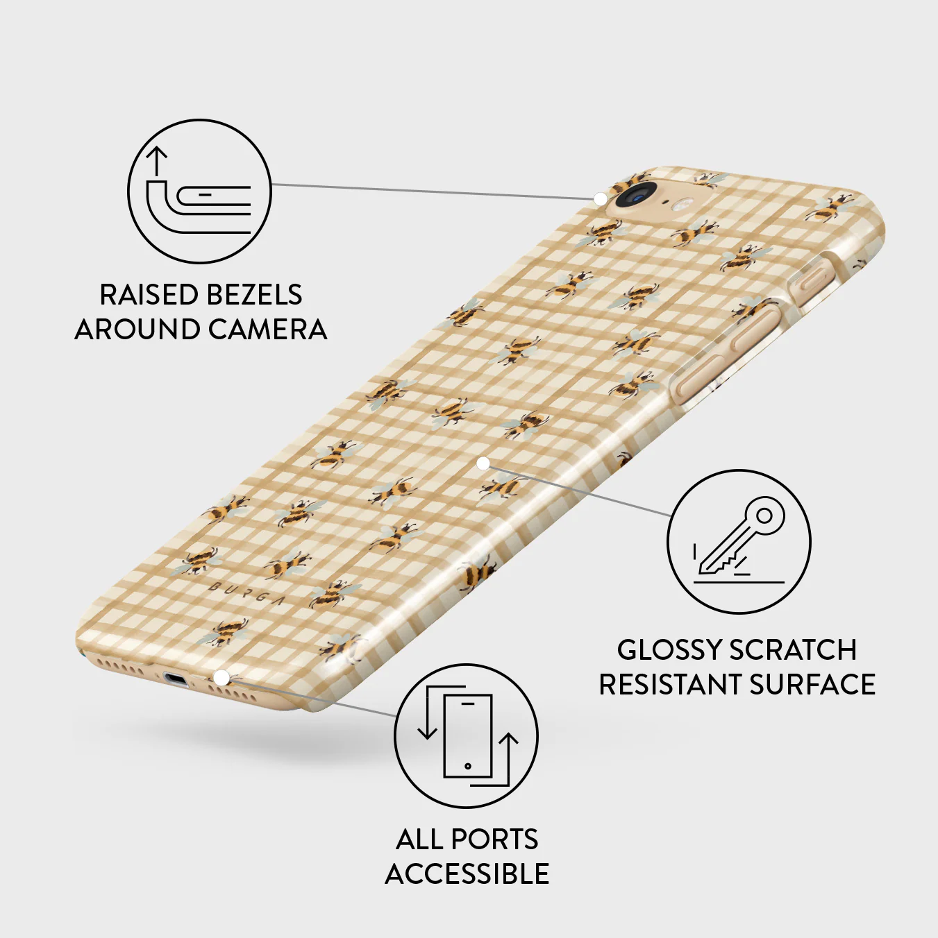Honeycomb - iPhone SE (2022) Case - Image 3