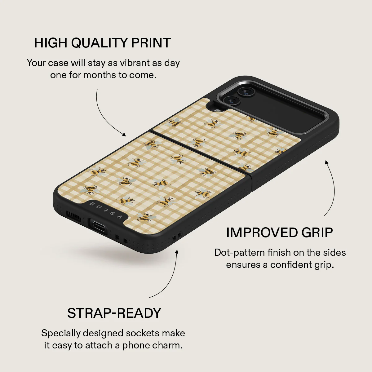 Honeycomb - Samsung Galaxy Z Flip 4 Case - Image 24