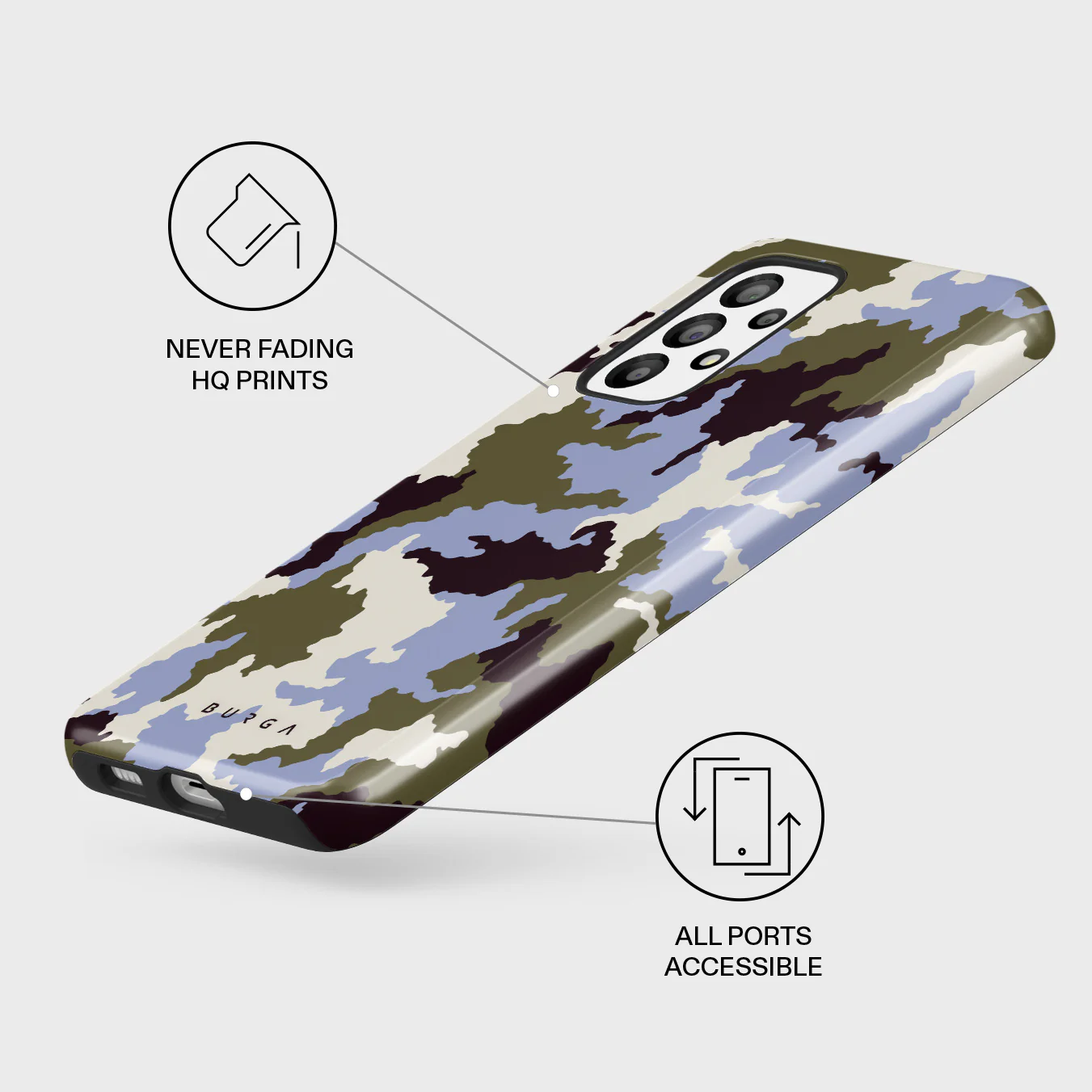 Icefield - Samsung Galaxy A73 Case - Image 3