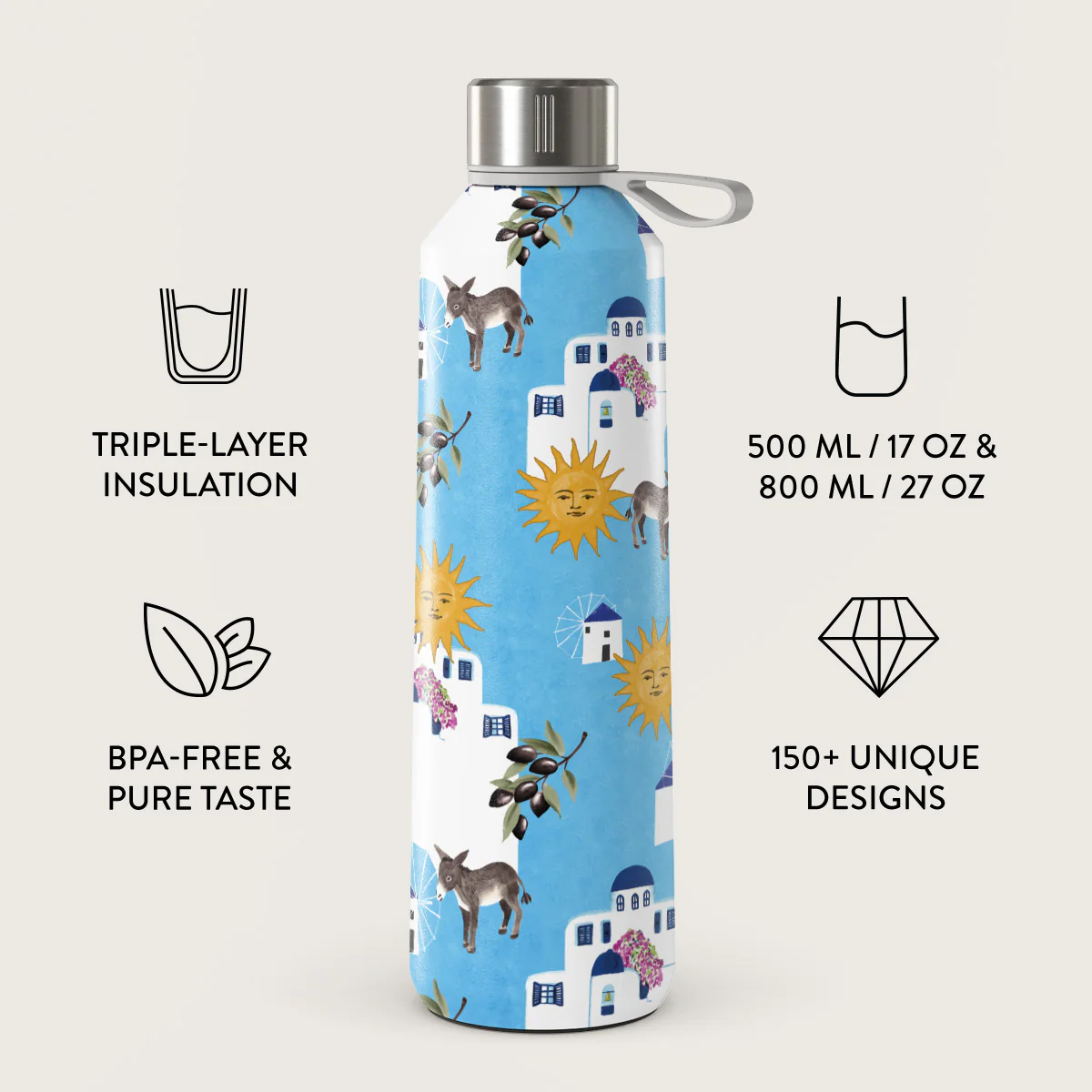 Kalimera - Water Bottle - Image 3