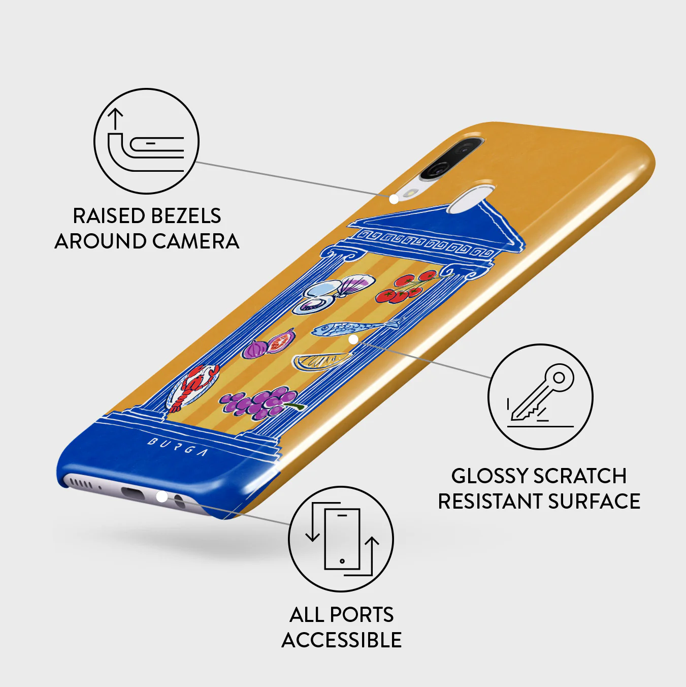 Kefi - Samsung Galaxy A40 Case - Image 3