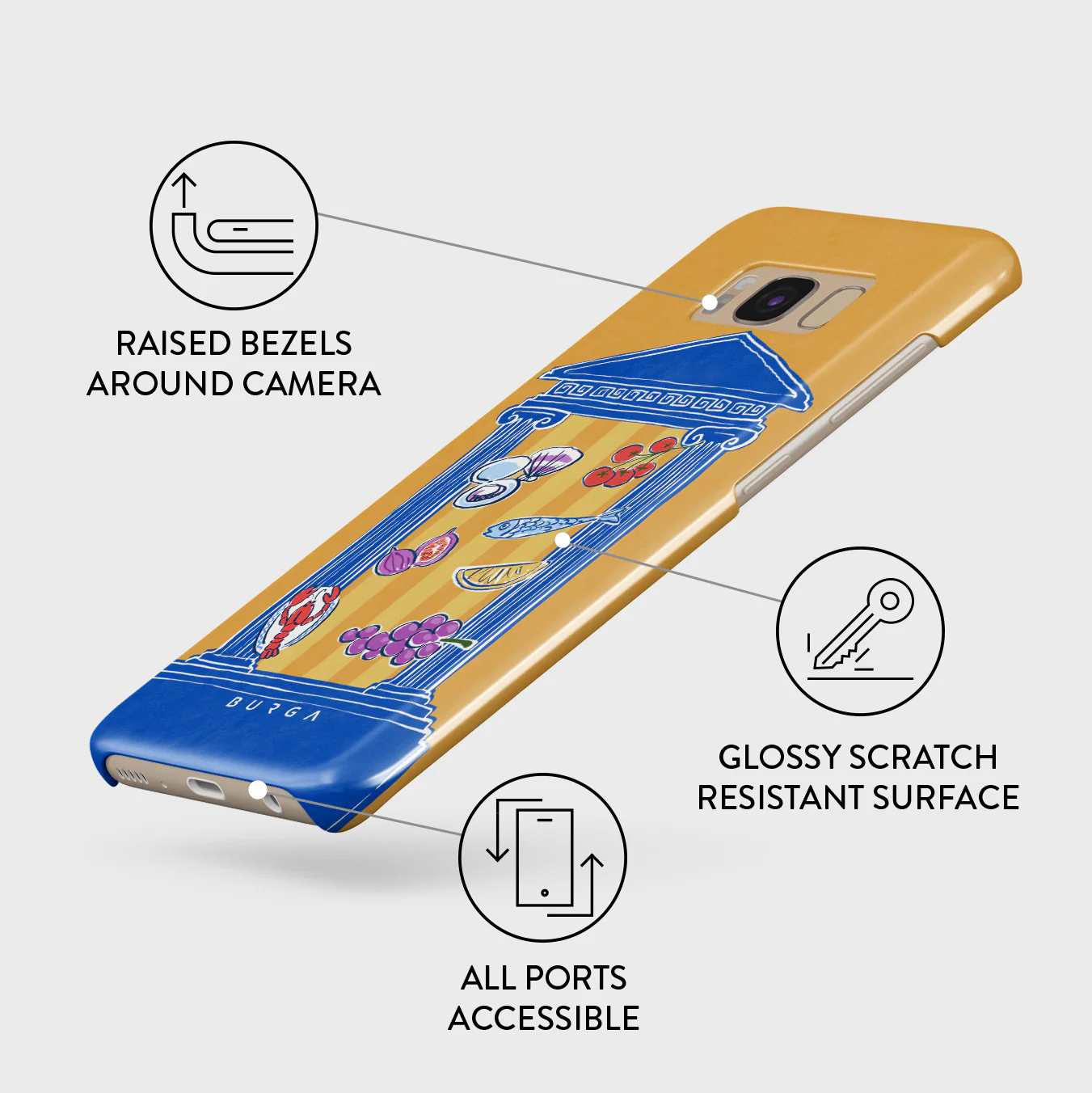 Kefi - Samsung Galaxy S8 Case - Image 3