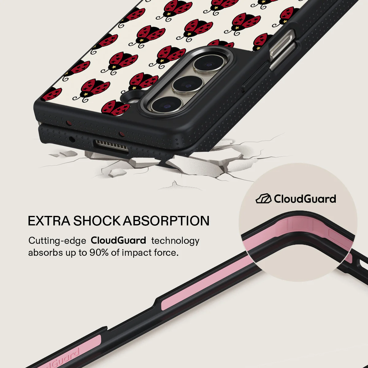Lady Luck - Samsung Galaxy Z Fold 5 Case - Image 10