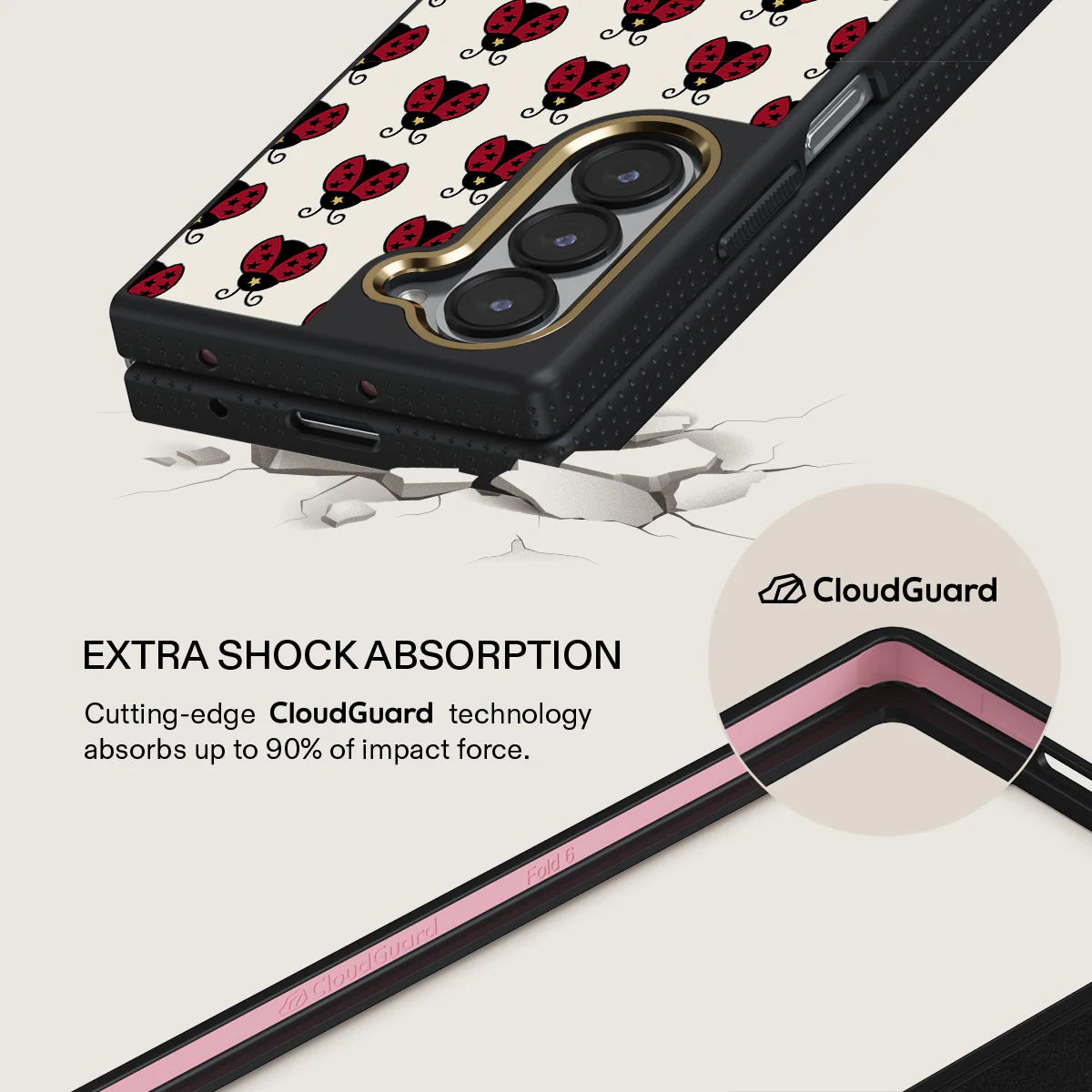 Lady Luck - Samsung Galaxy Z Fold 6 Case - Image 3