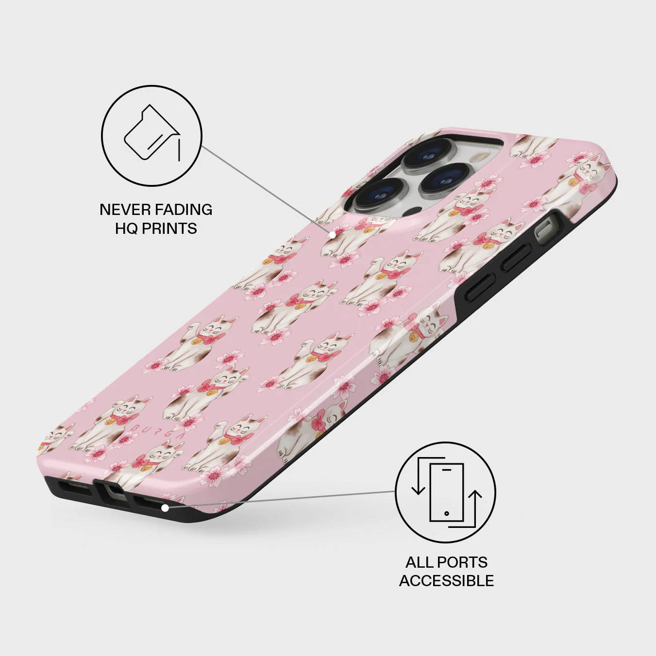 Maneki Neko - iPhone 13 Pro Case - Image 3