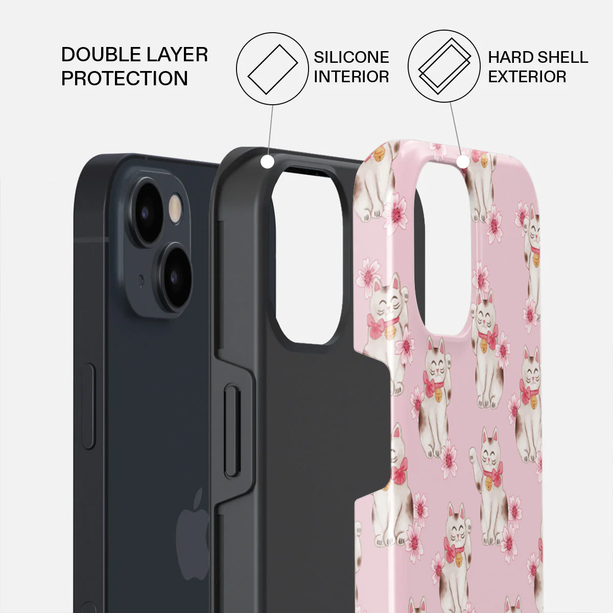 Maneki Neko - iPhone 15 Plus Case - Image 2