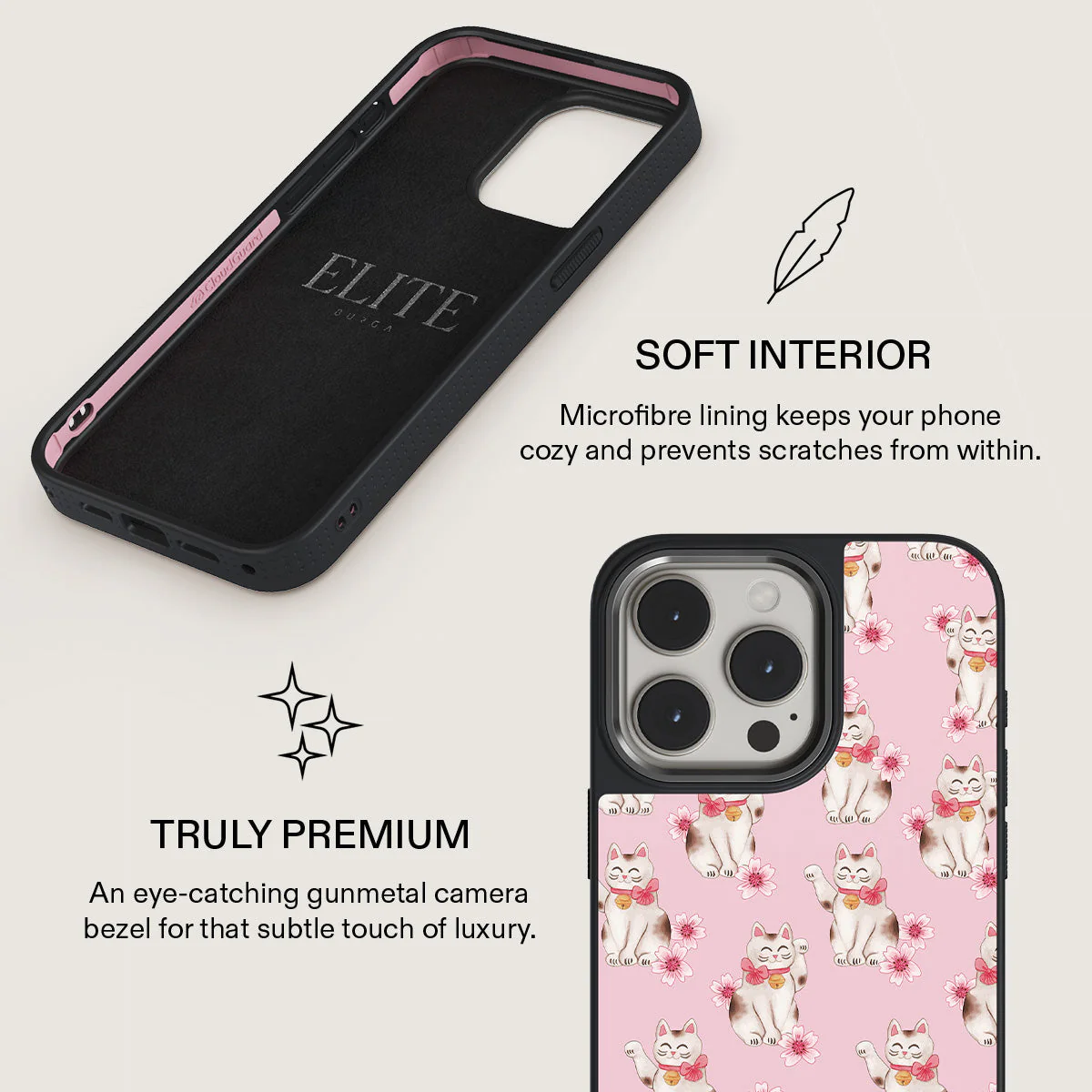 Maneki Neko - iPhone 15 Pro Case - Image 17