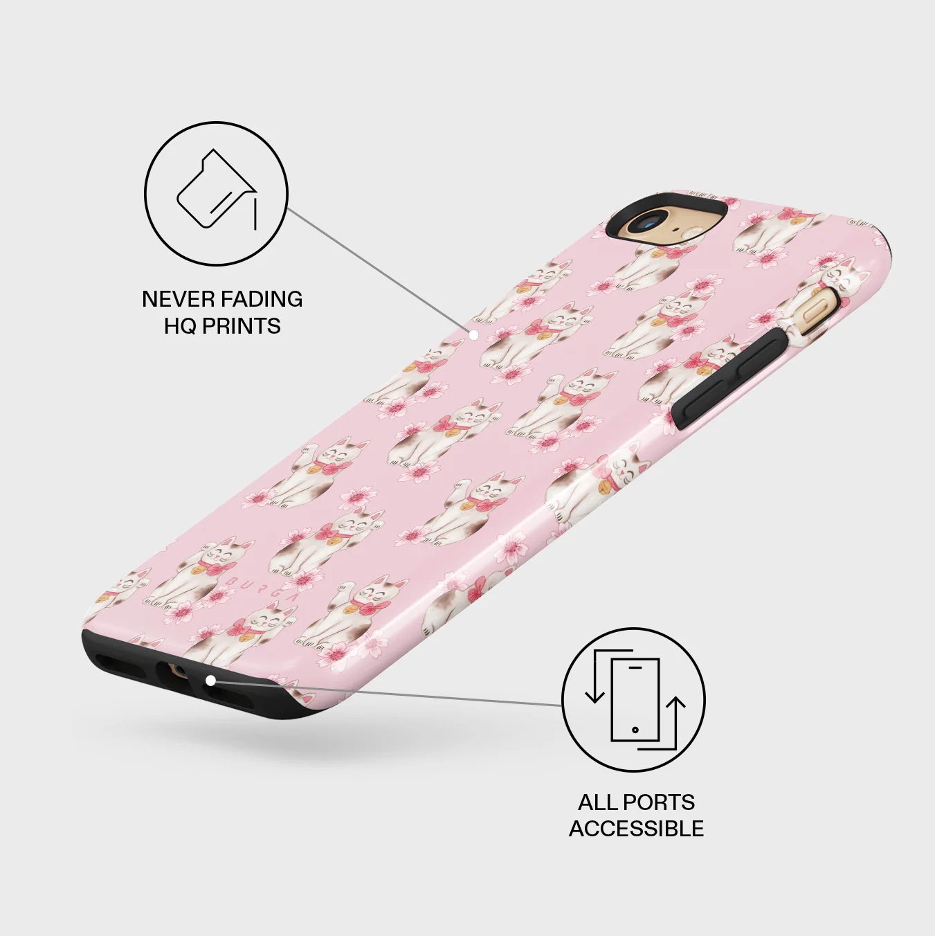 Maneki Neko - iPhone SE (2020) Case - Image 7