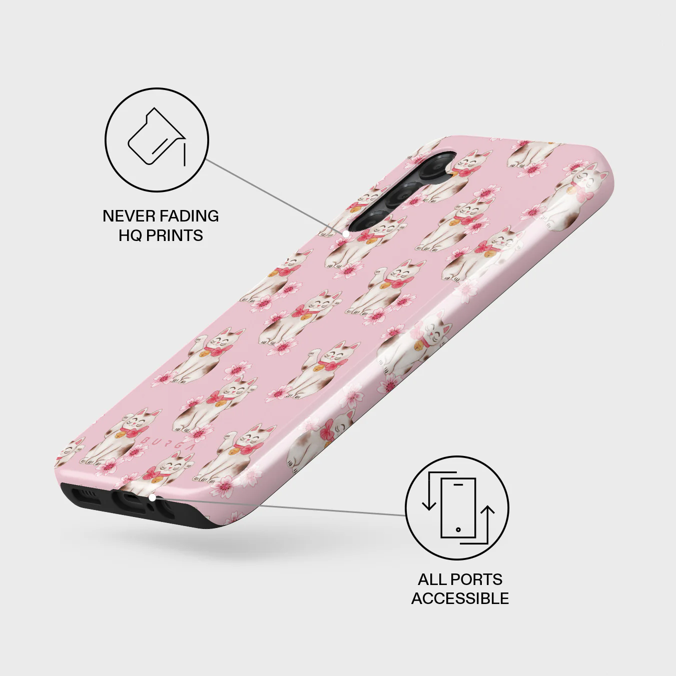 Maneki Neko - Samsung Galaxy A14 5G Case - Image 3