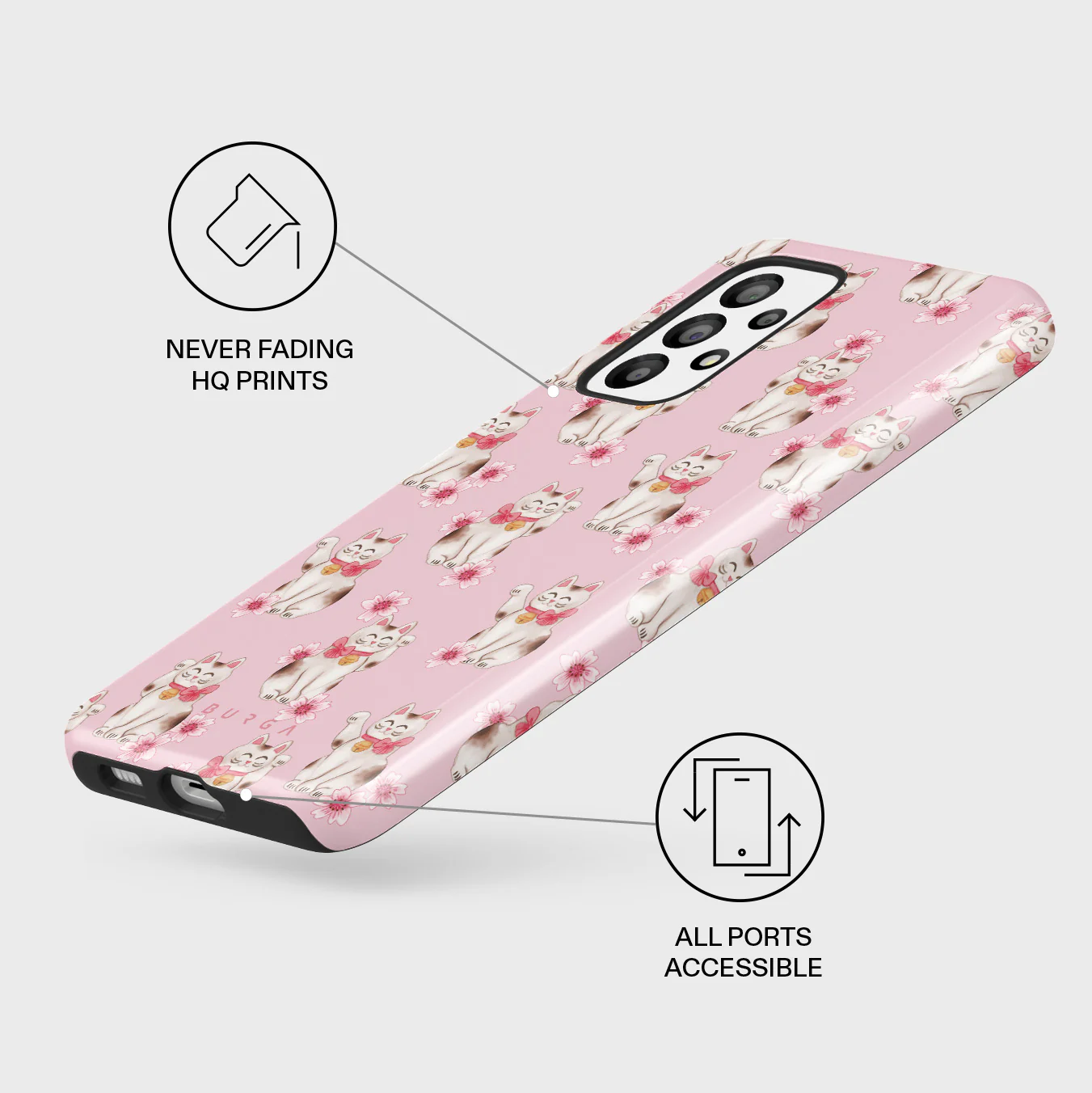 Maneki Neko - Samsung Galaxy A23 4G / 5G Case - Image 3