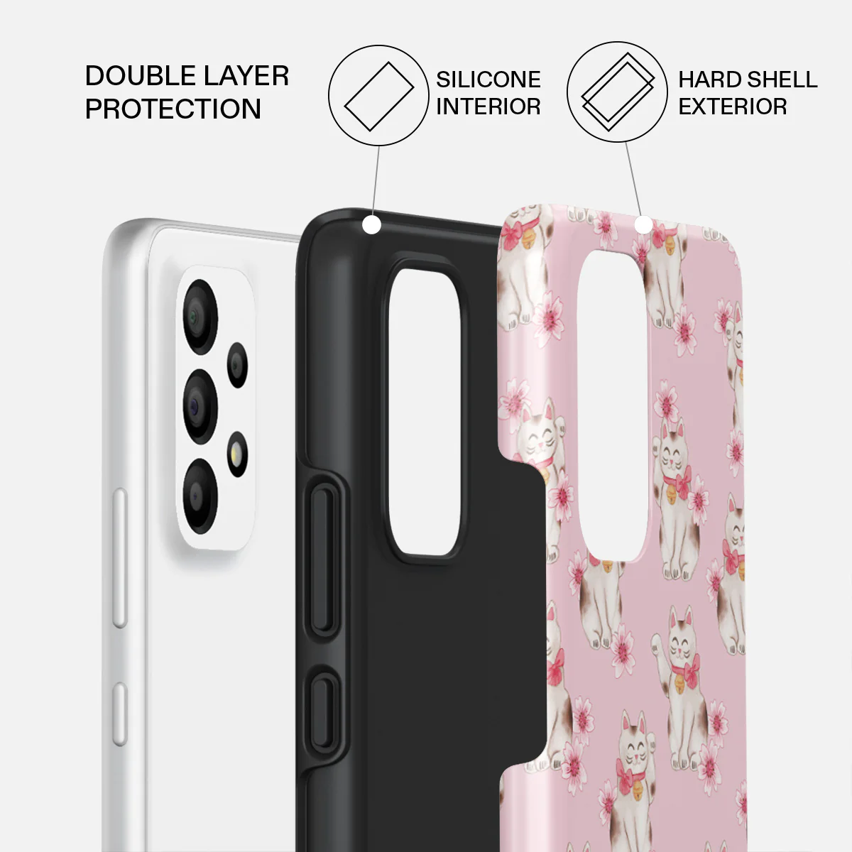 Maneki Neko - Samsung Galaxy A73 Case - Image 2