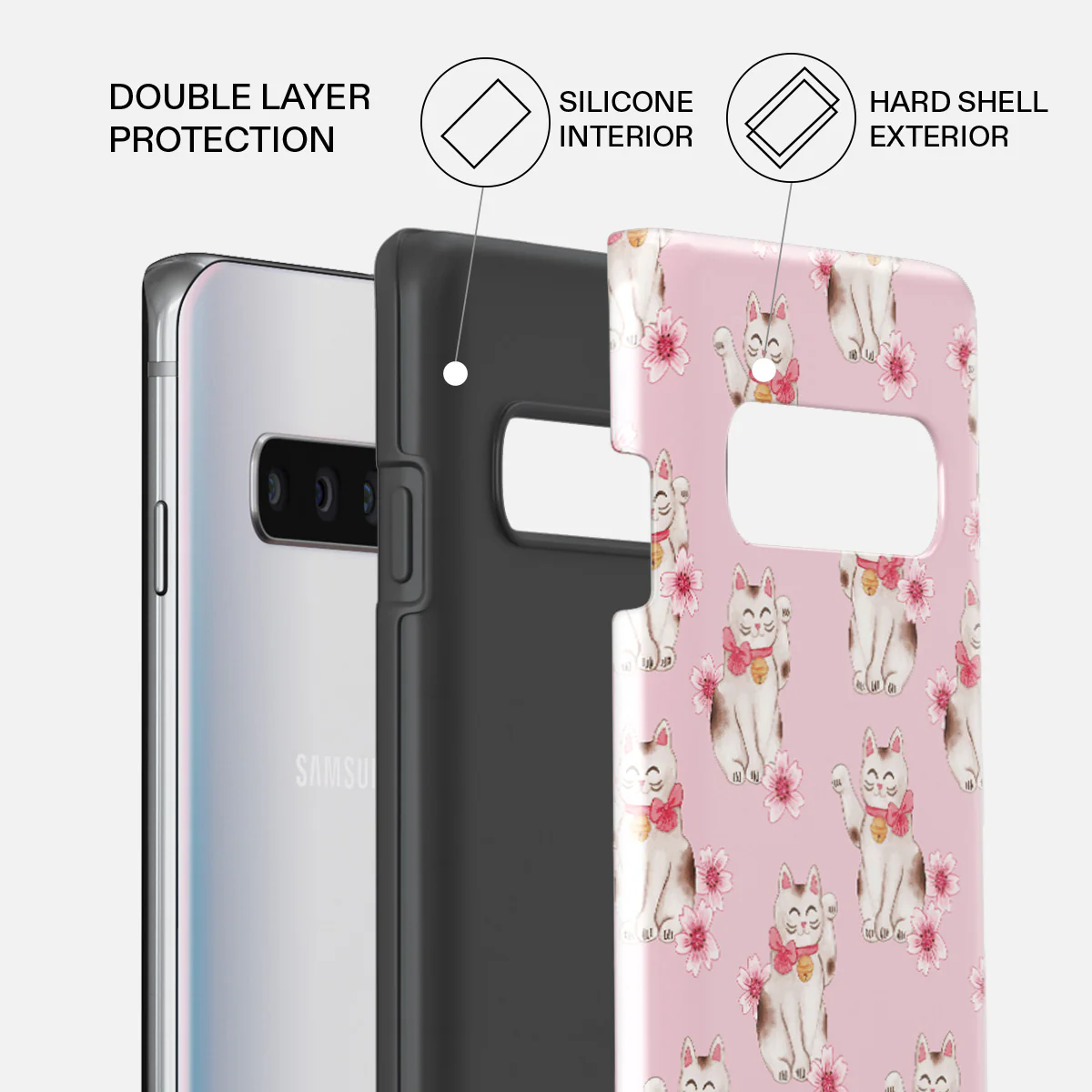 Maneki Neko - Samsung Galaxy S10 4G Case - Image 2