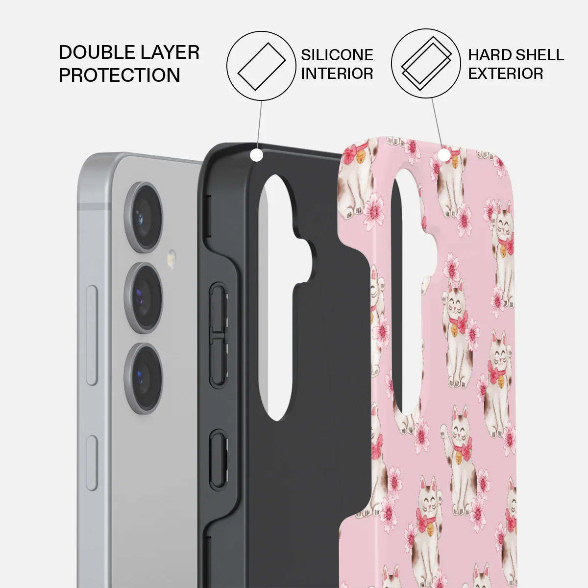 Maneki Neko - Samsung Galaxy S24 FE Case - Image 2