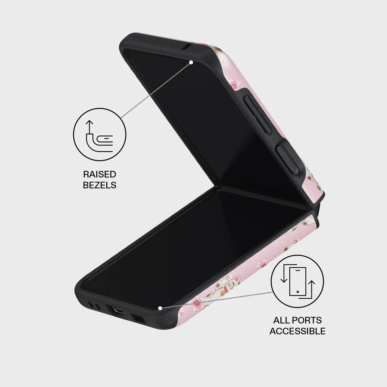 Maneki Neko - Samsung Galaxy Z Flip 3 Case - Image 3