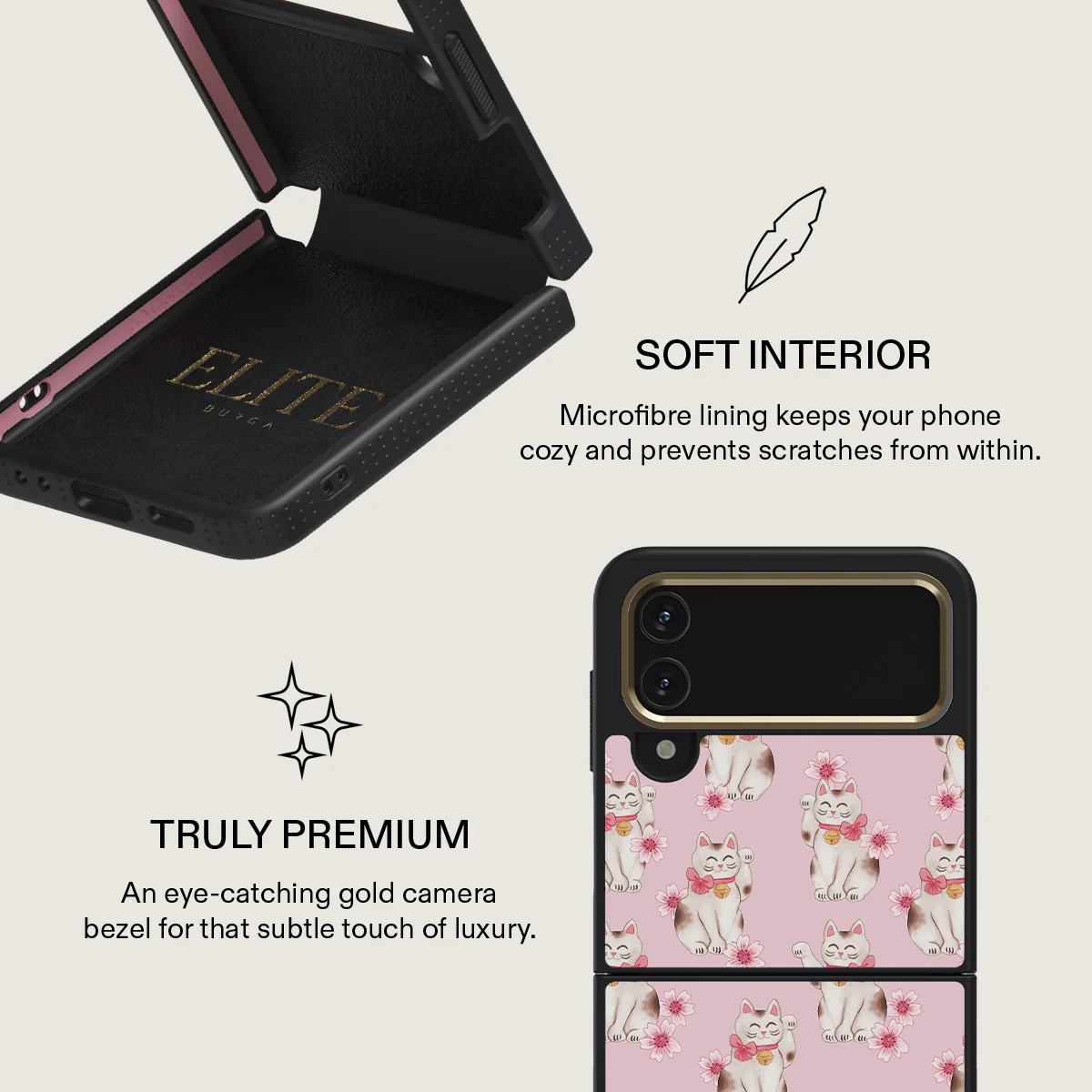 Maneki Neko - Samsung Galaxy Z Flip 4 Case - Image 19