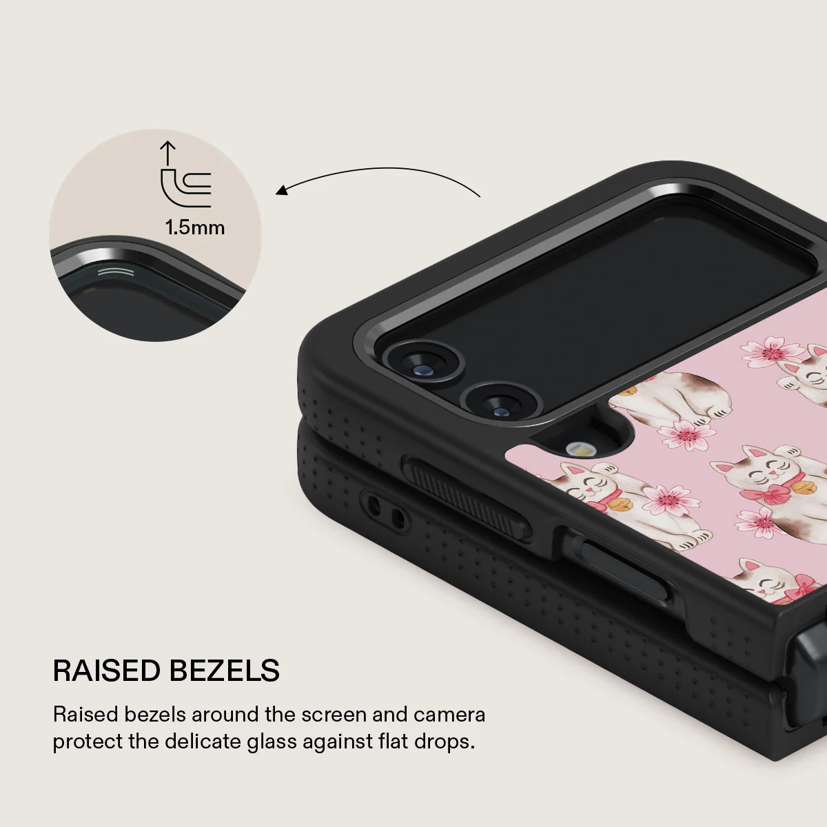 Maneki Neko - Samsung Galaxy Z Flip 4 Case - Image 23