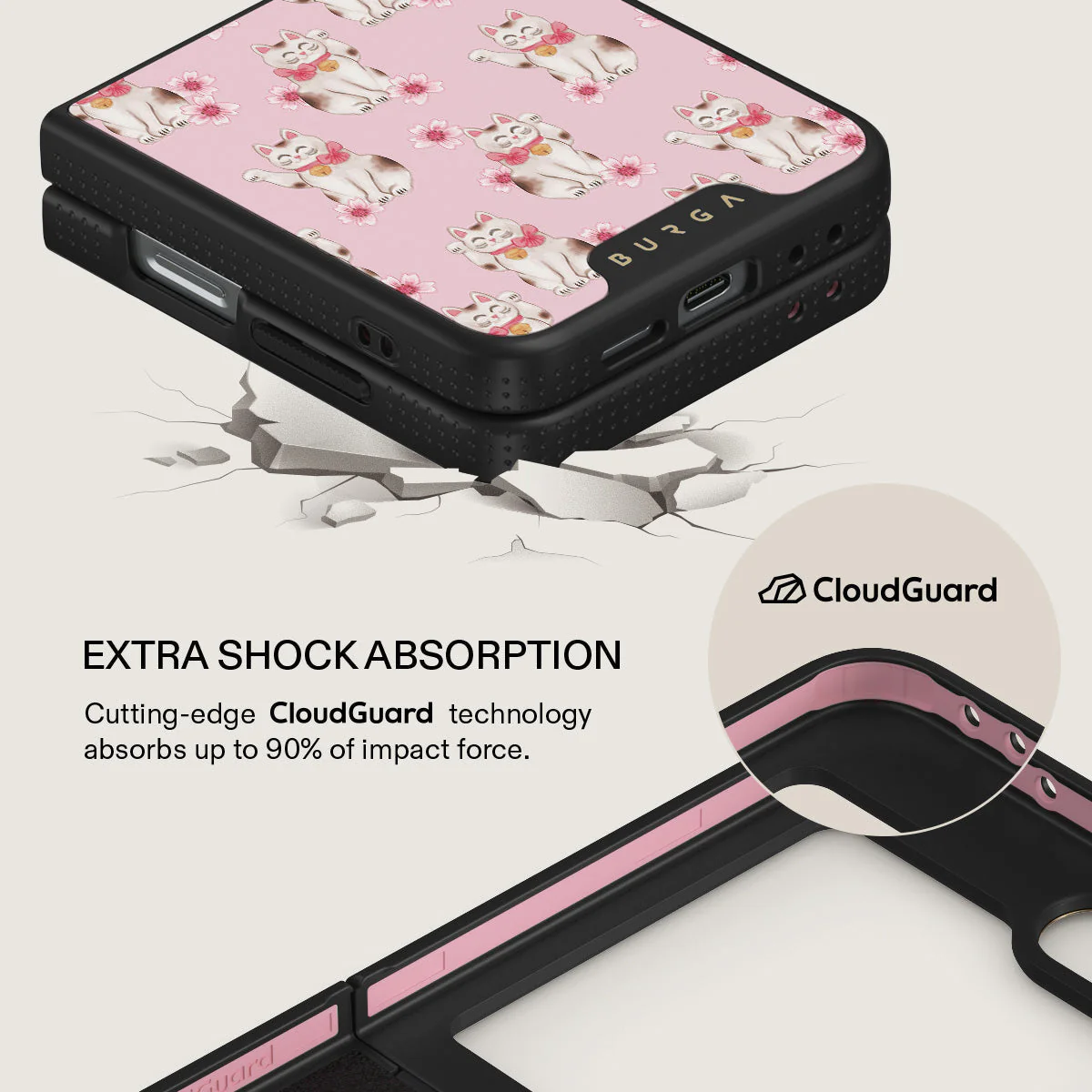 Maneki Neko - Samsung Galaxy Z Flip 6 Case - Image 8